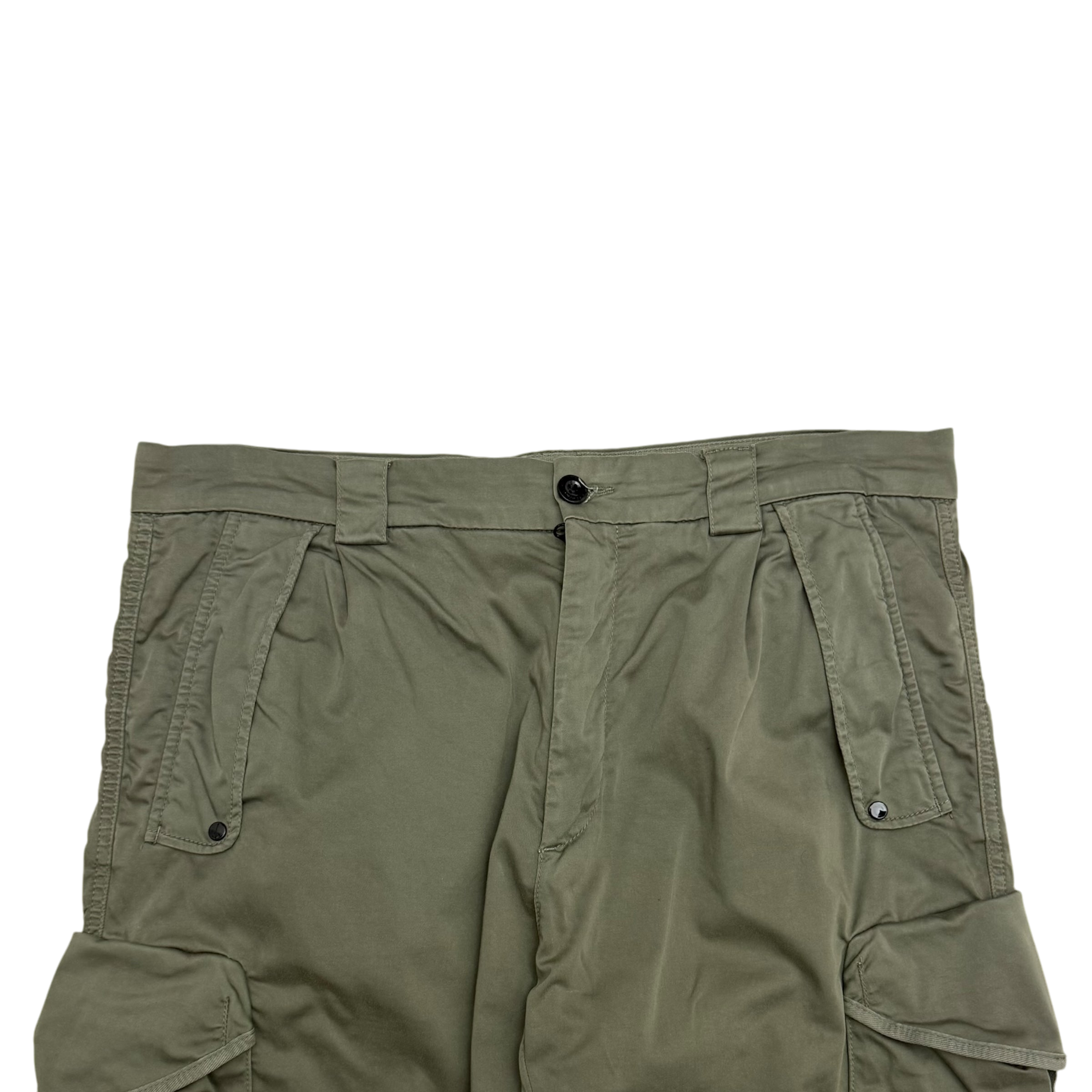 C.P. Company Loose Fit Cargo Trousers Olive Green (Size XL) thumbnail 2