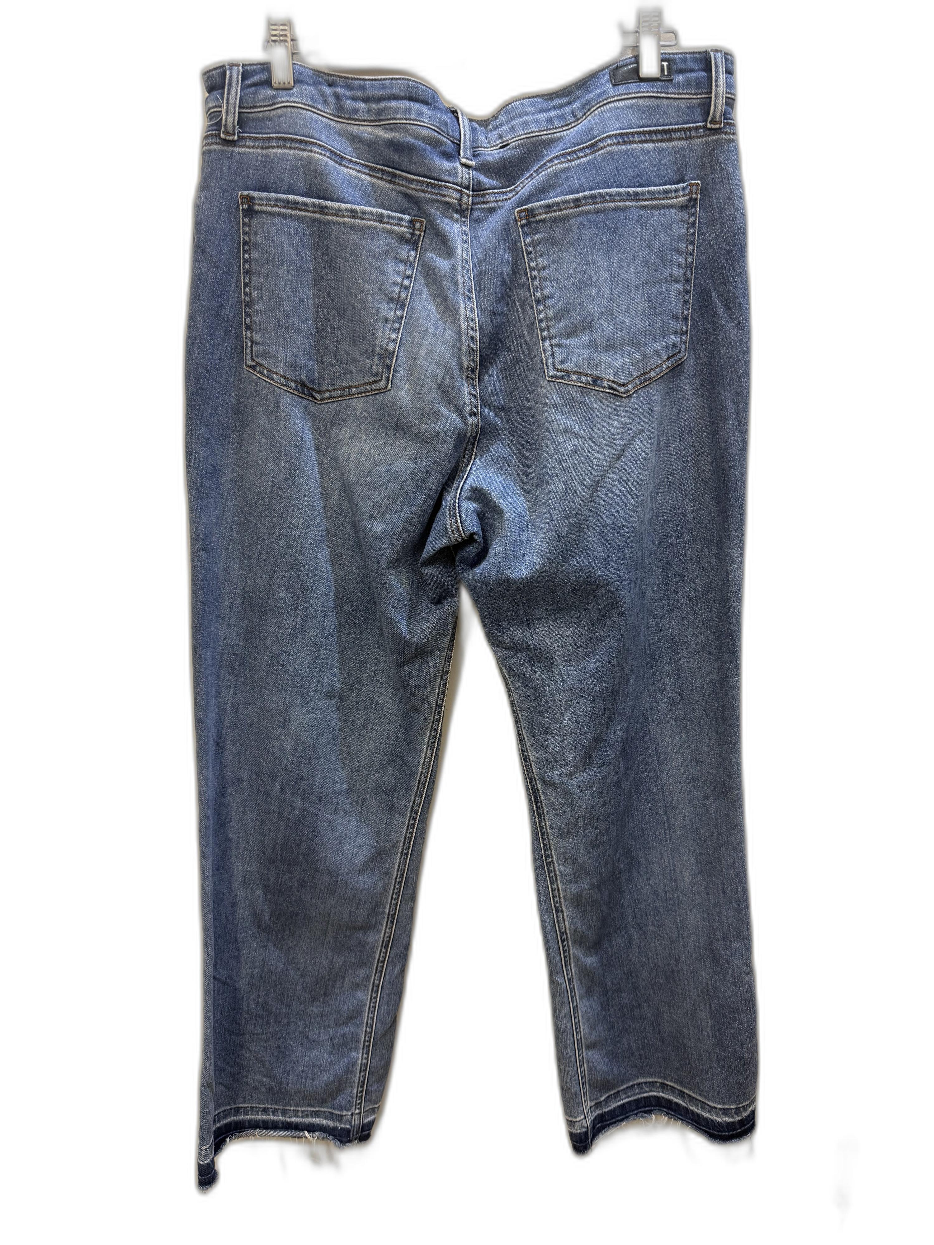 Kut From The Kloth Blue Kelsey Ankle Flare Jeans 14 thumbnail 3