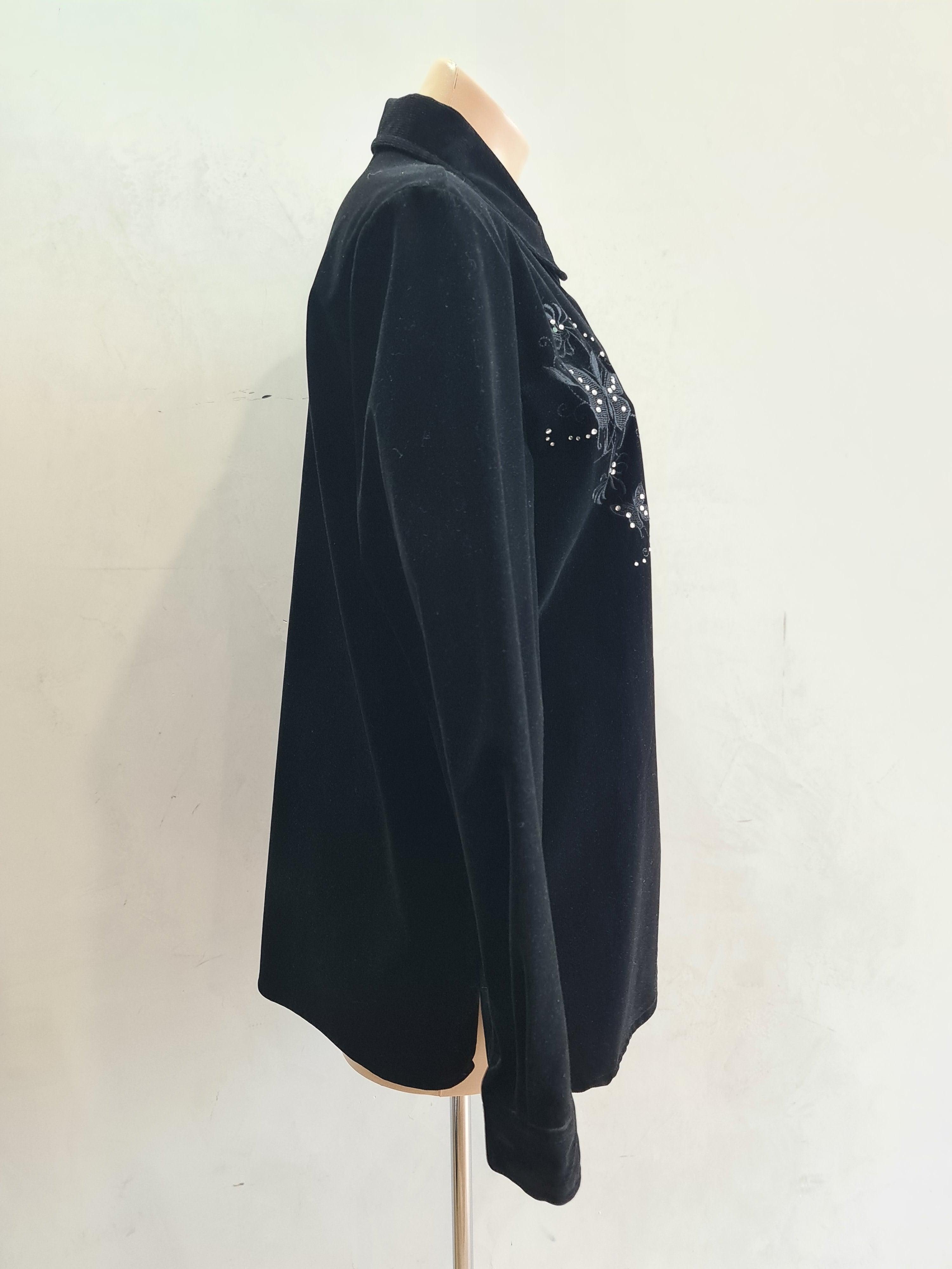 Vintage Millers Black Corduroy shirt -size 16 thumbnail 5