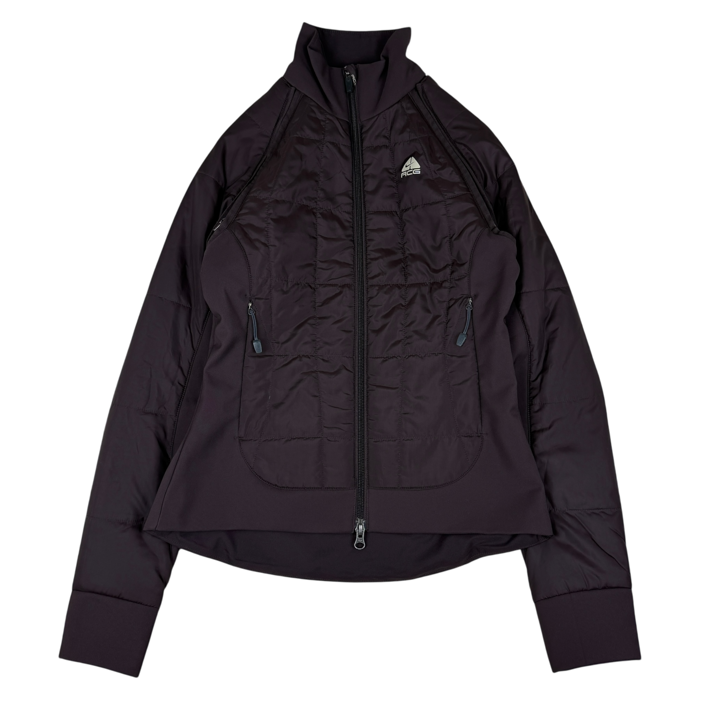 Nike ACG 00s 2-in-1 Insulated Softshell Jacket Burgundy (Womens XS)