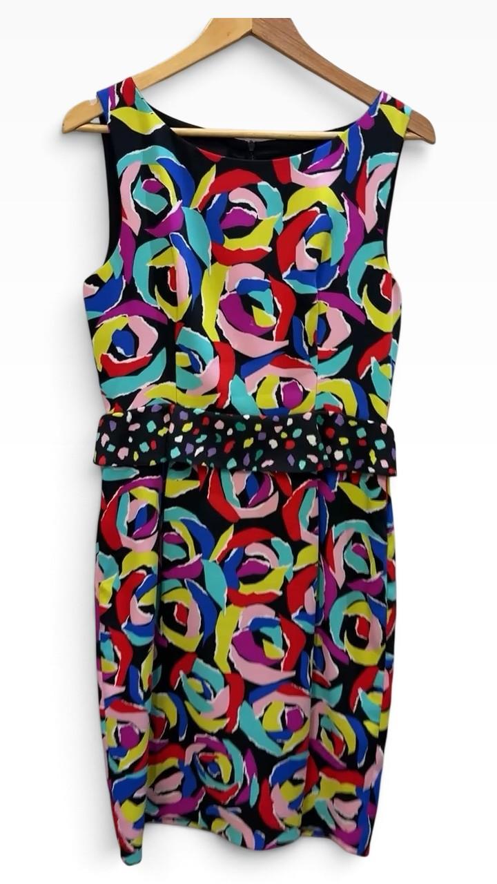 Boutique Moschino Multicolor Floral Dress thumbnail 2