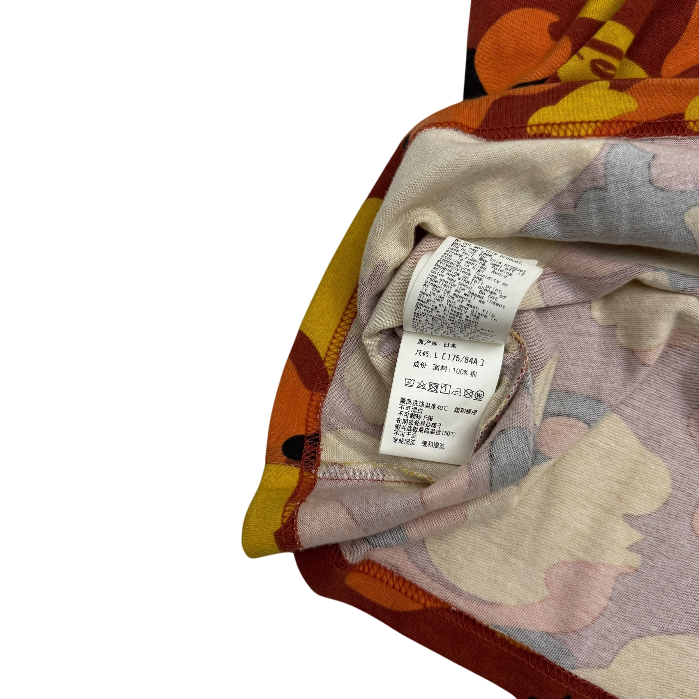 BAPE (A Bathing Ape) 1st Camo Shark T-shirt Orange (Fits M-L) thumbnail 10