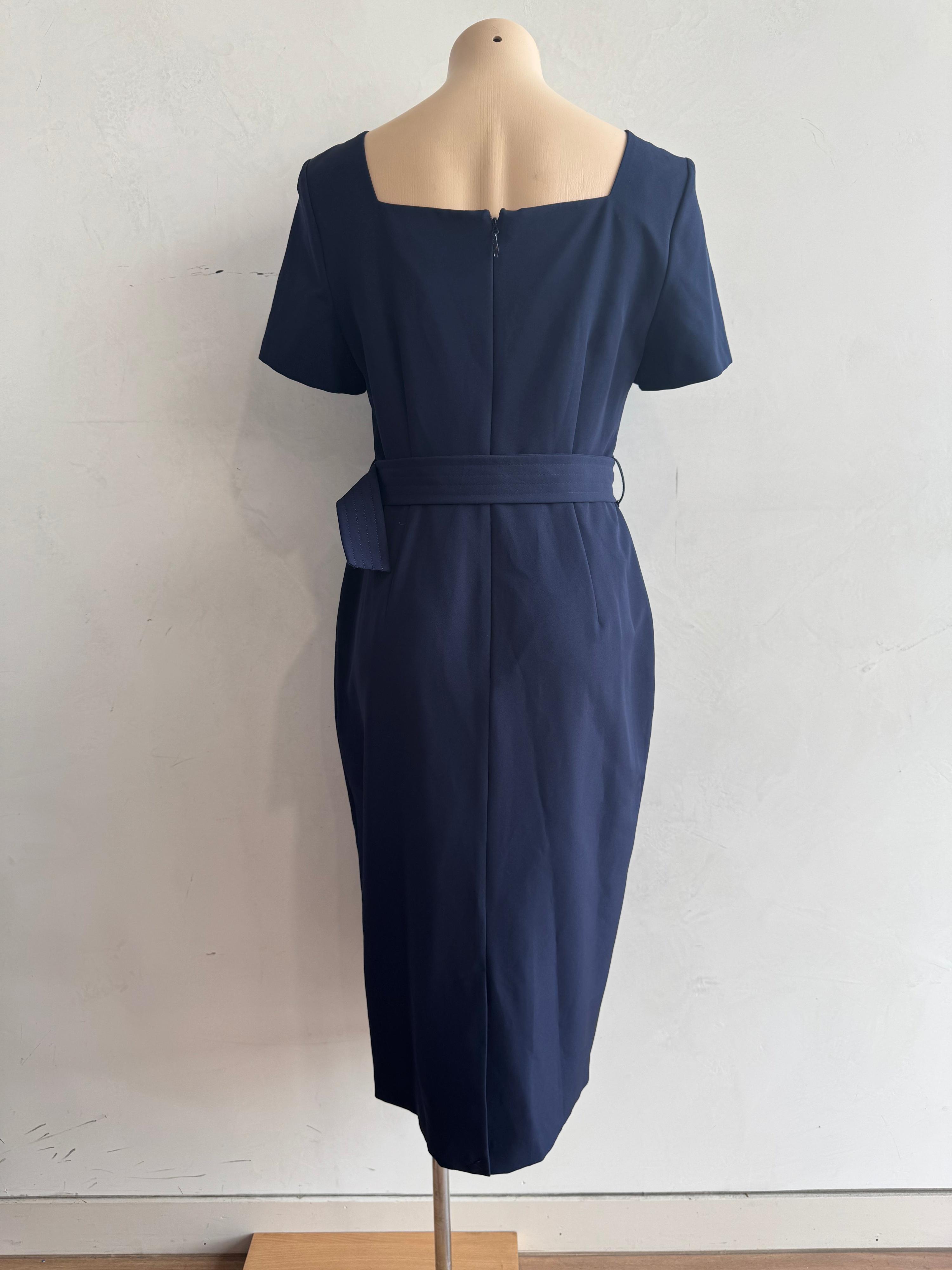 Dorothy Perkins navy dress - size 13 thumbnail 5