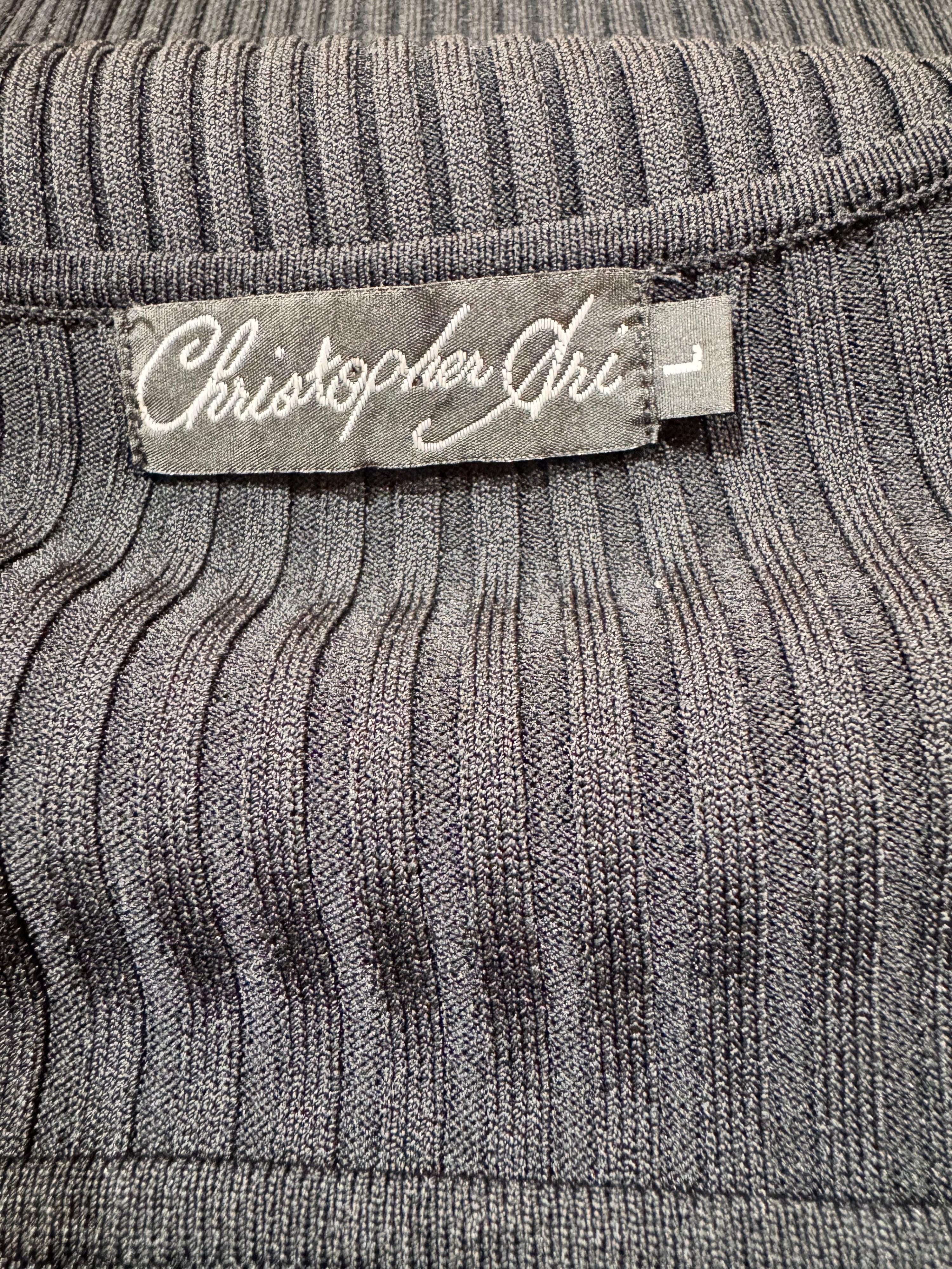 Vintage Christopher Ari Black Knit - size L thumbnail 7