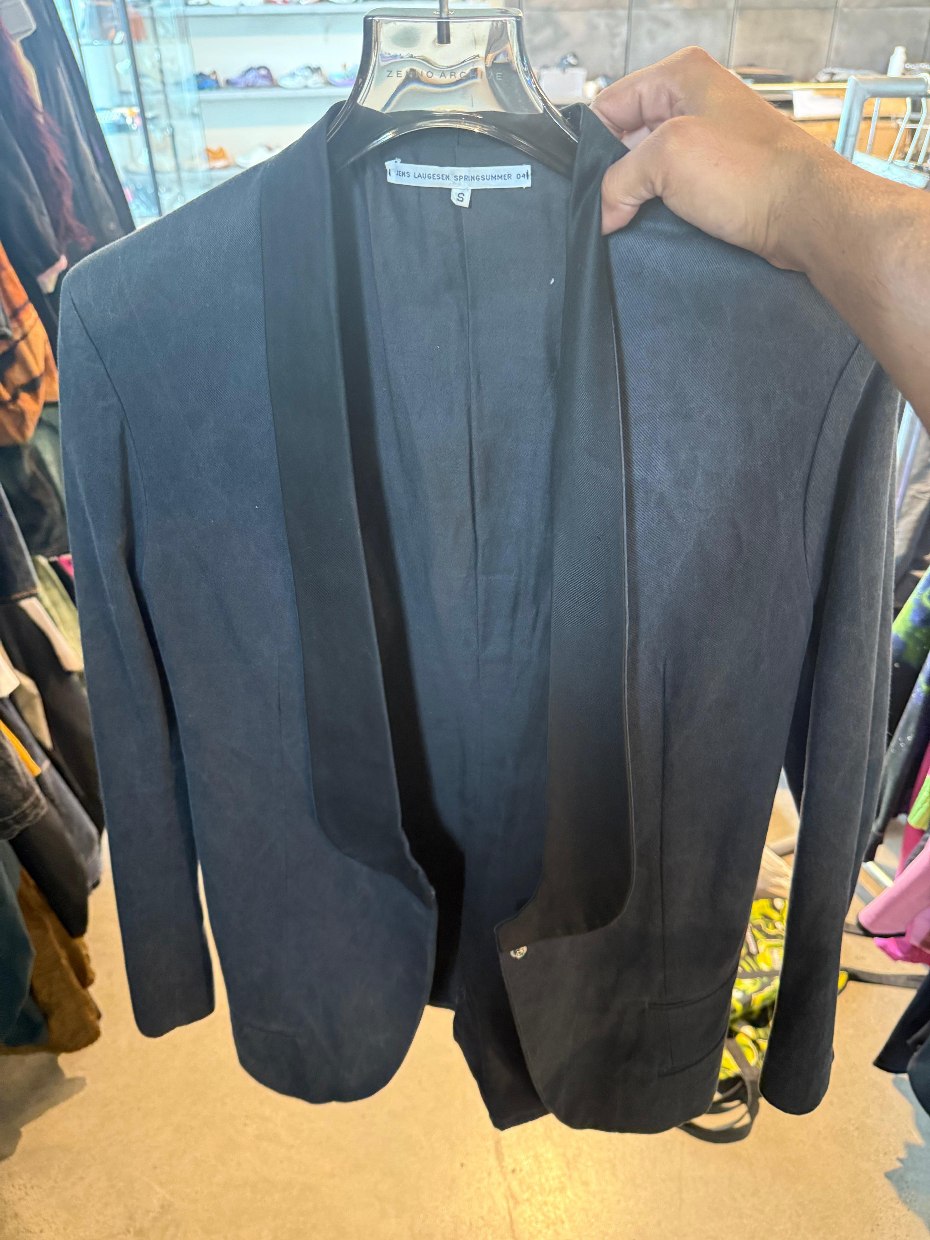 Jens Laugesen SS 2004 Blazer Jacket Black (Size S)