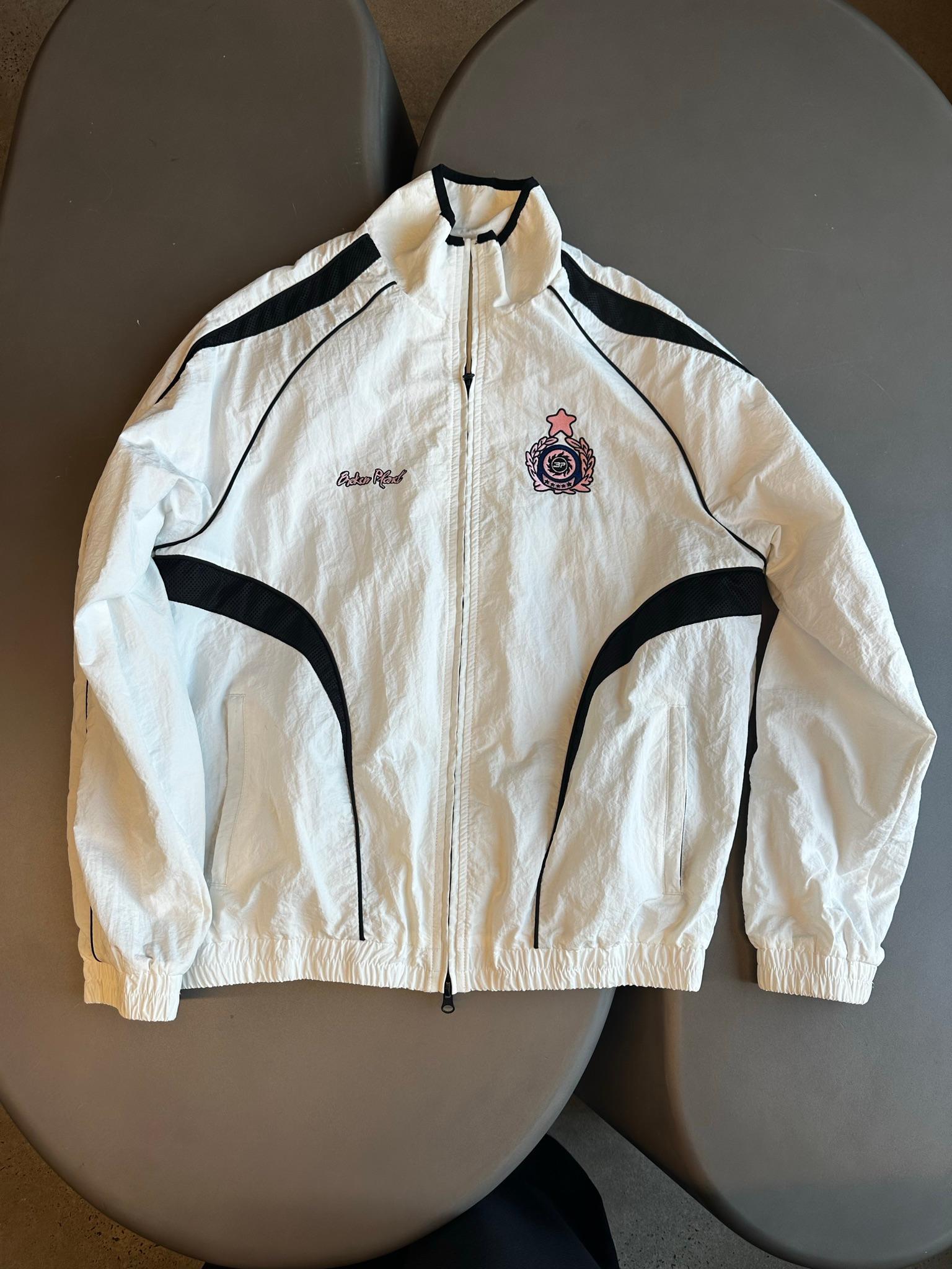Broken Planet SS23 League Track Jacket Jacket White (Size L)