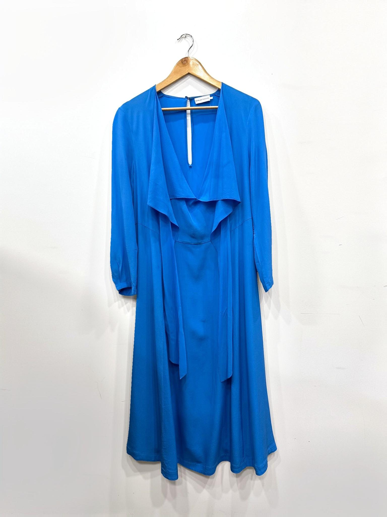 Scanlan Theodore Blue Maxi Dress