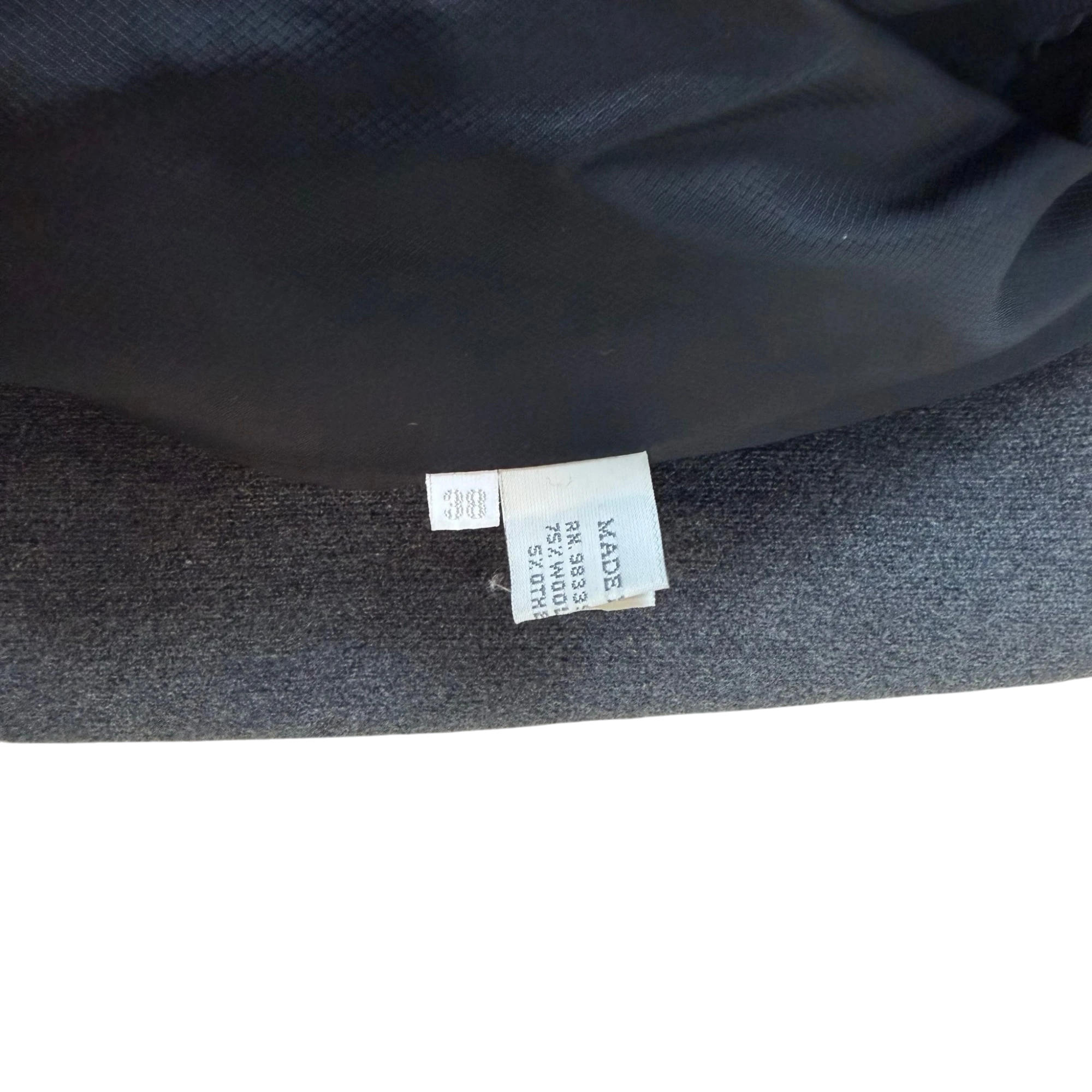 Miu Miu FW98 Hooded Wool Coat Grey (Size 38) thumbnail 4