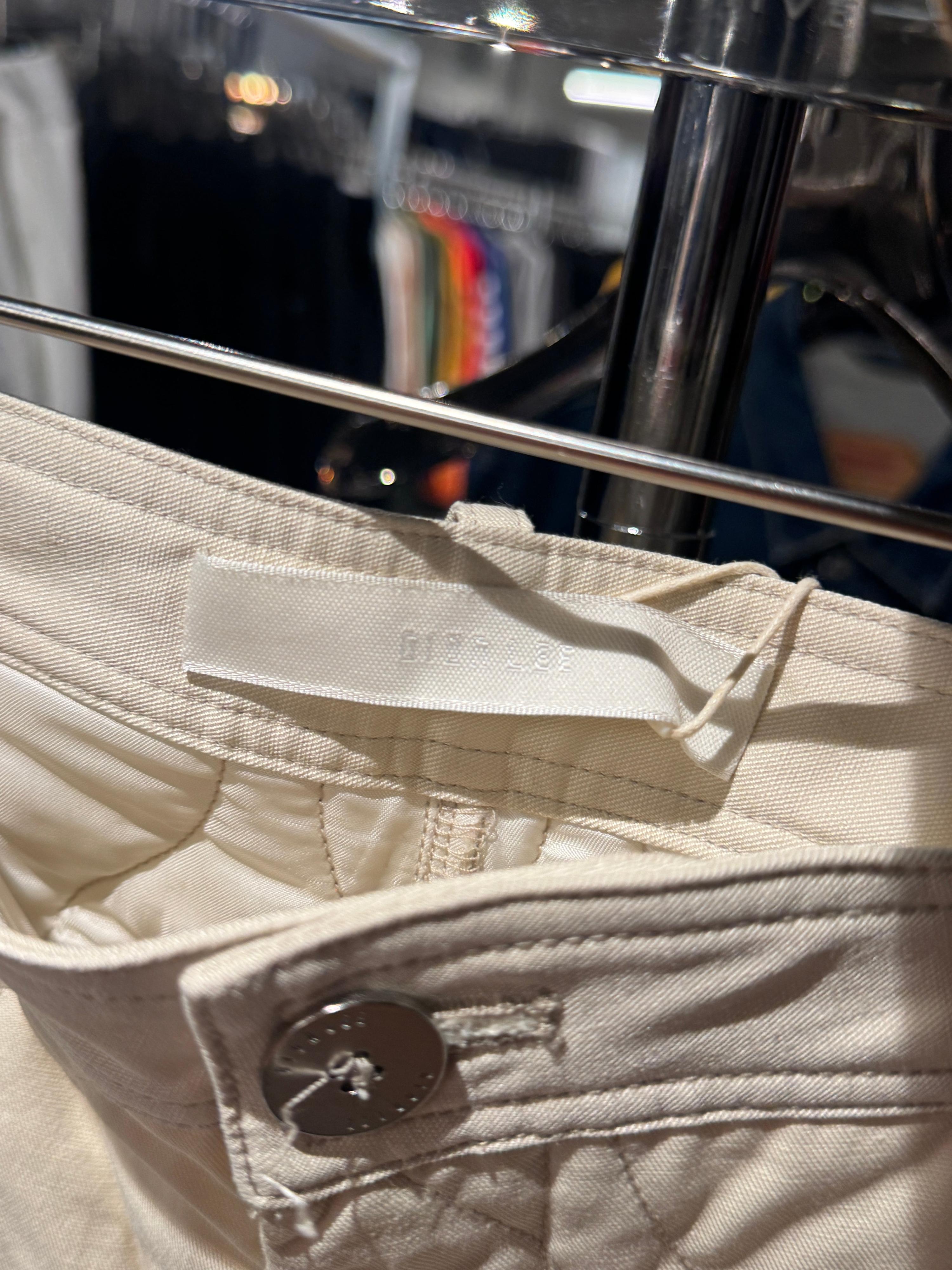 Dion Lee Quilted Canvas Wave Pants Cream (Size M) thumbnail 2