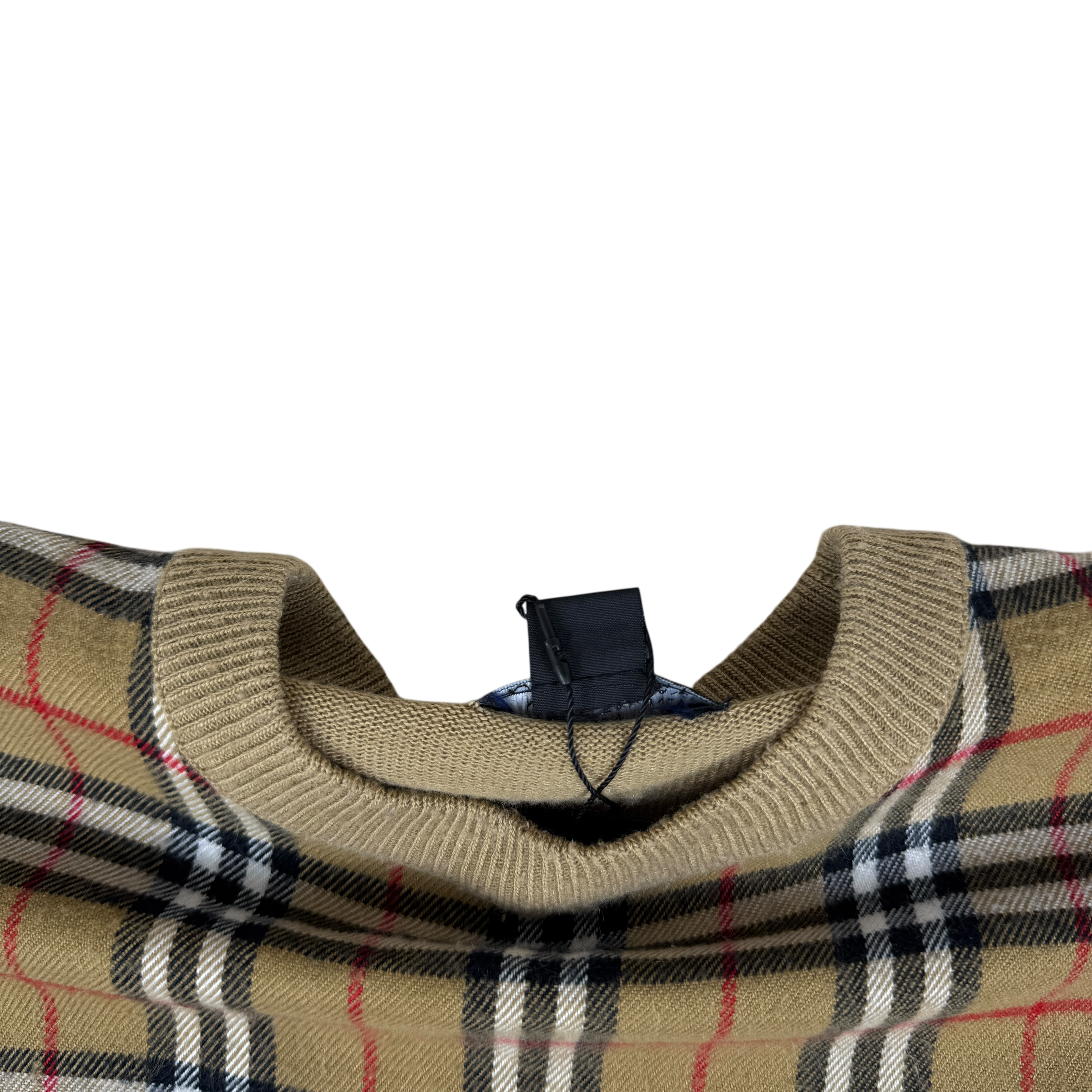 Burberrys Wool Nova Check T-Shirt (Size XL Womens) thumbnail 4