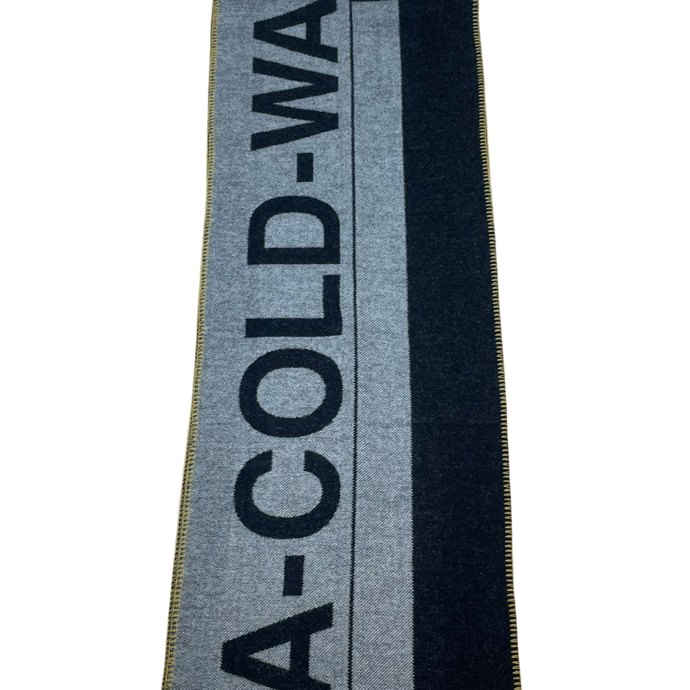 A-COLD-WALL Wool Printed Scarf Grey / Black (One Size) thumbnail 4