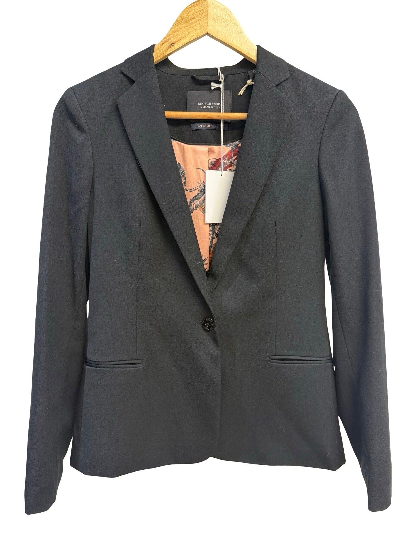 Scotch & Soda Black Blazer S NWT