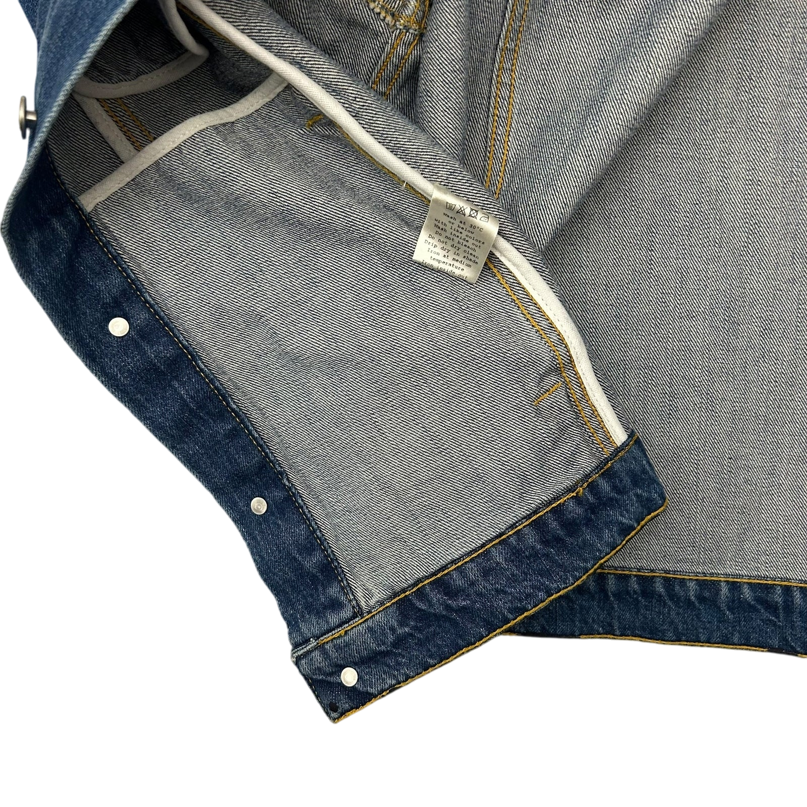 MISBHV AW18 Wet Print Denim Jacket Indigo thumbnail 6