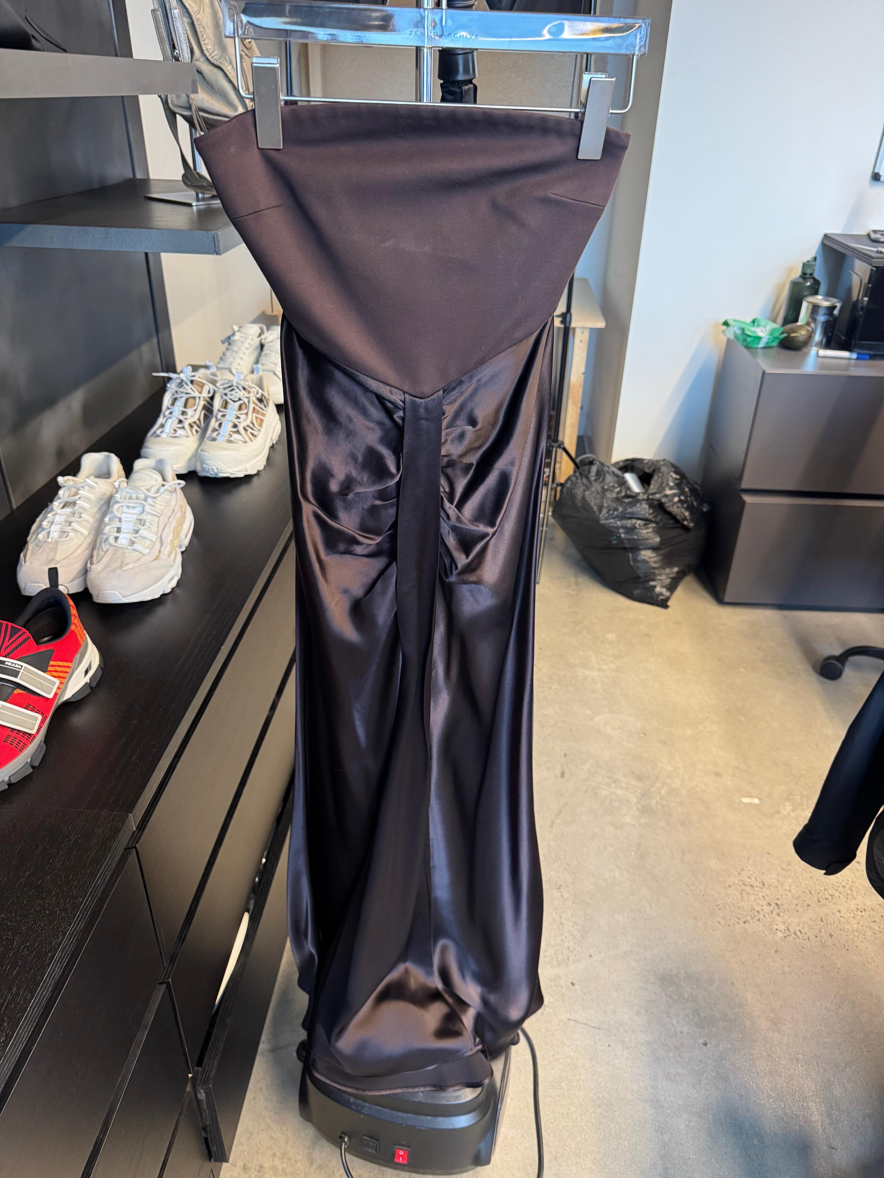 STAUD Wayfaring Gathered Strapless Maxi Dress Brown (Size 2)
