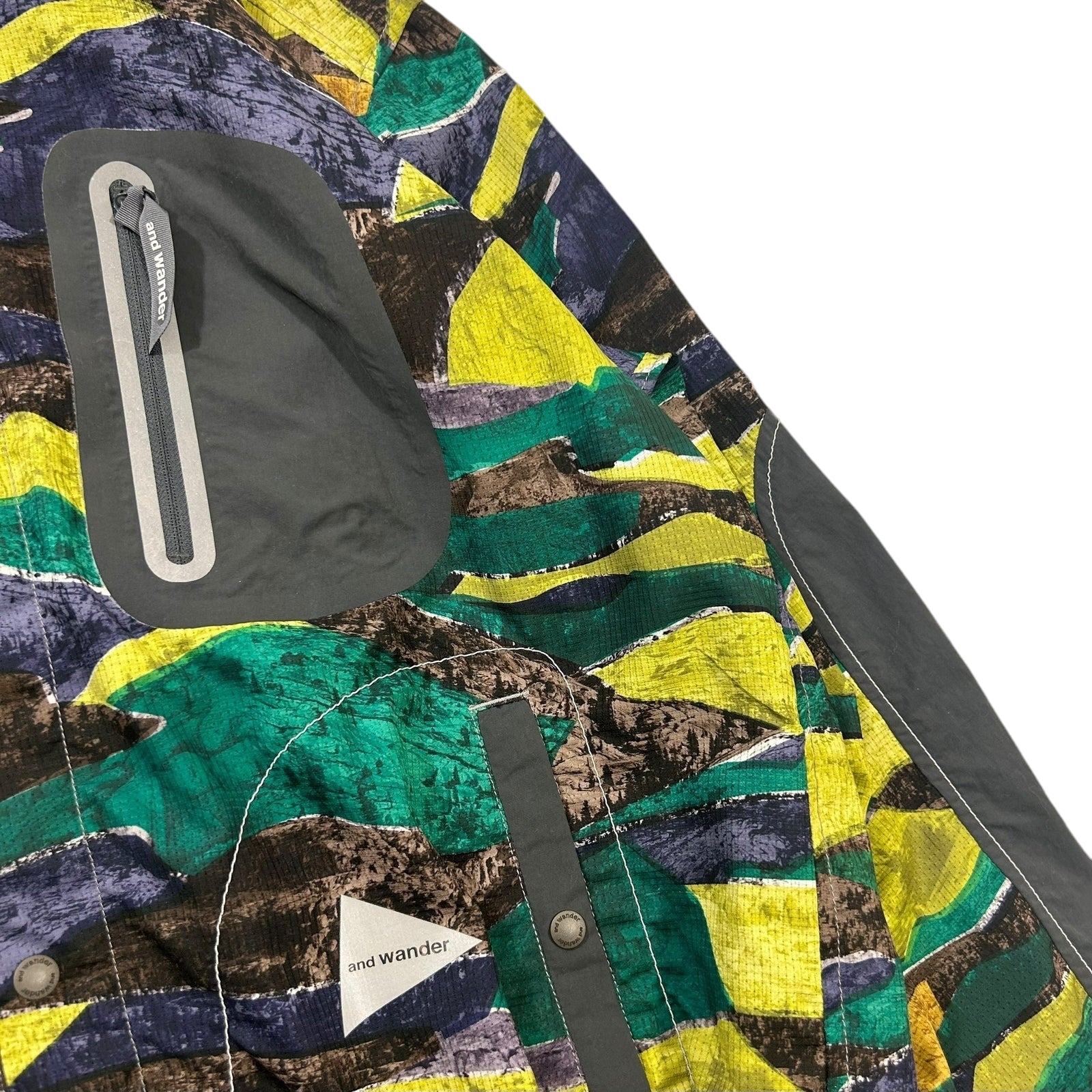 And Wander Printed Vent Hooded Jacket (Fits L/XL) thumbnail 6
