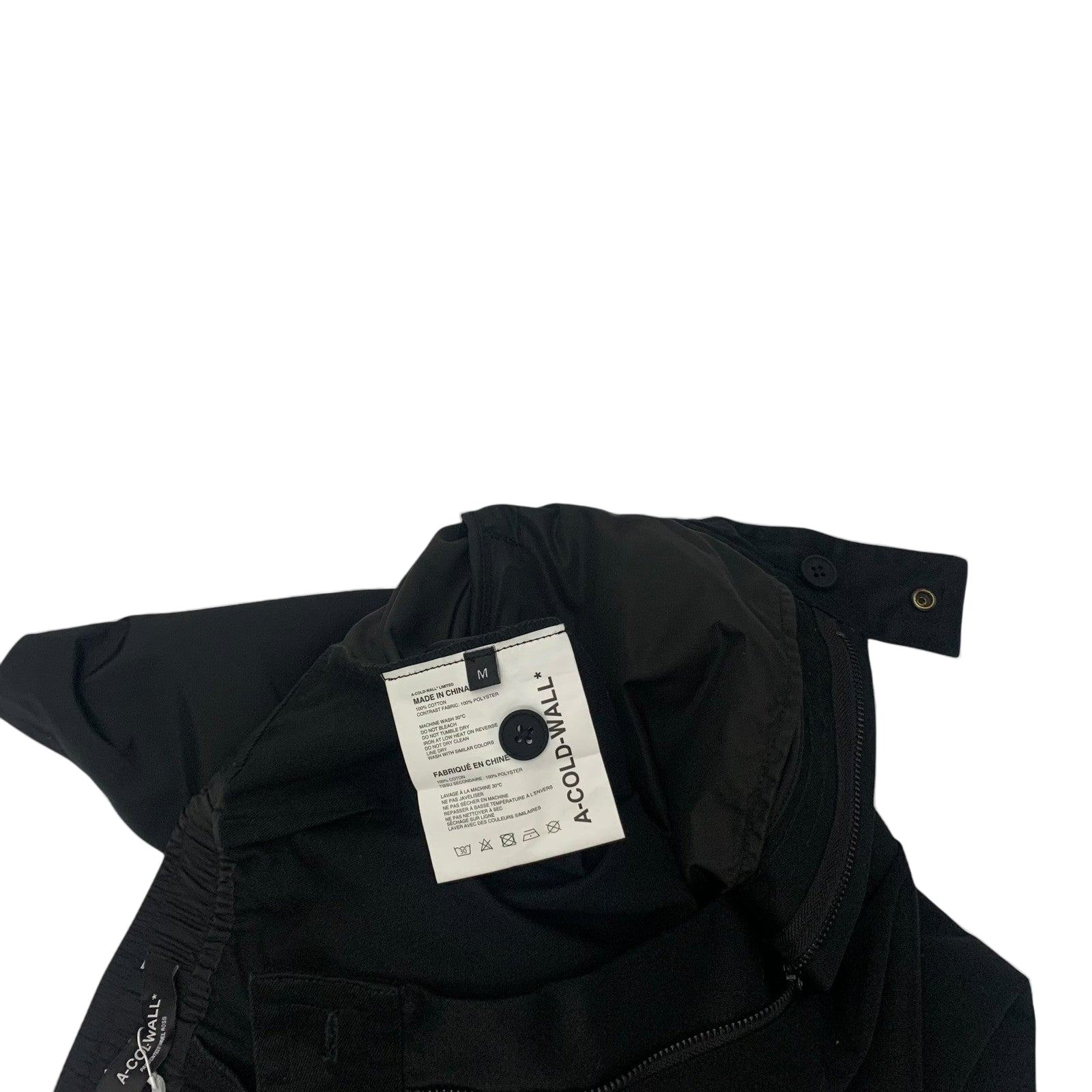A-Cold-Wall Black Strata Cargo Shorts Black (Size M) thumbnail 7