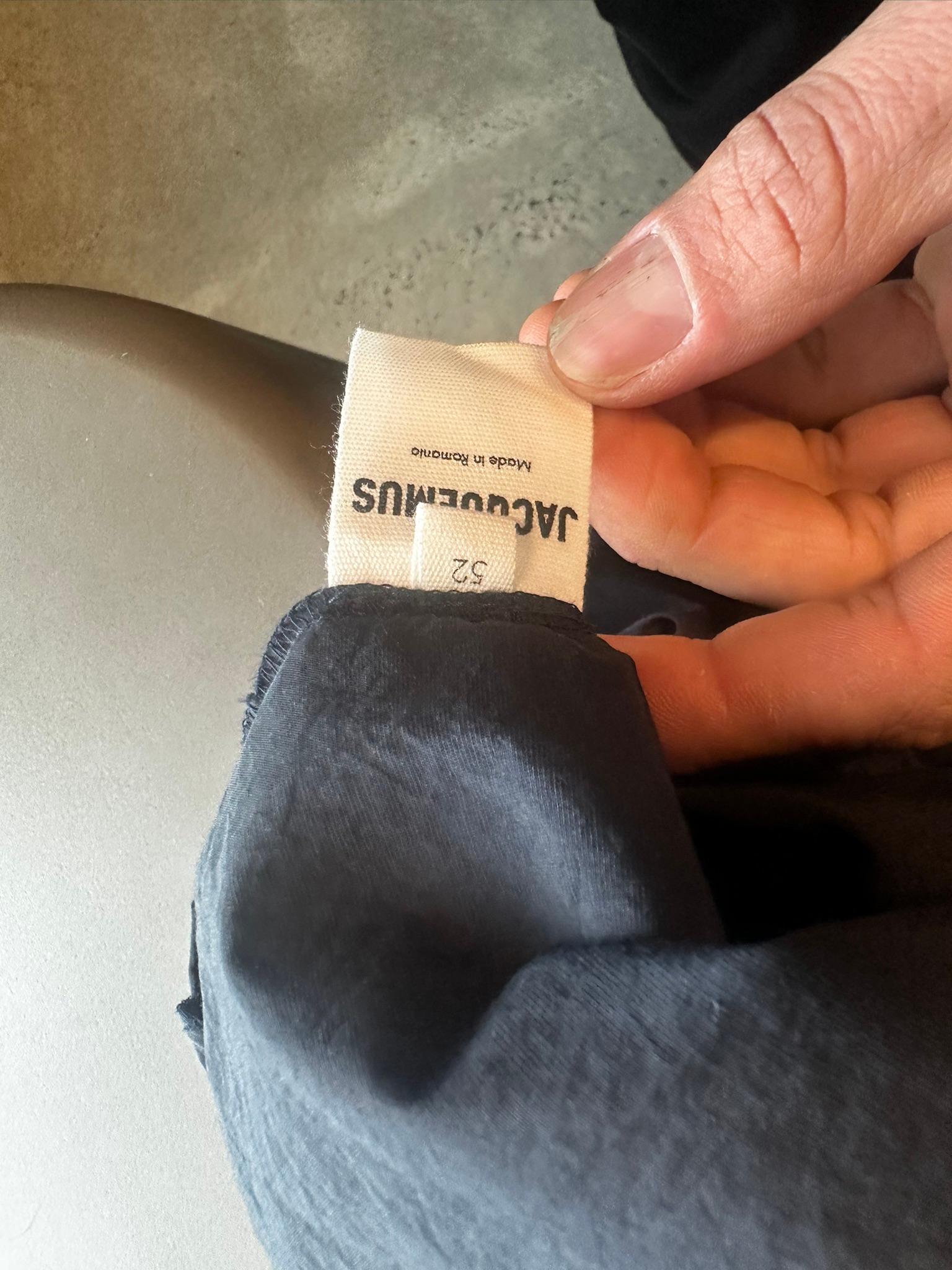 Jacquemus Le Splash Short Sleeve Half Zip Windbreaker Navy (Size 52) thumbnail 3