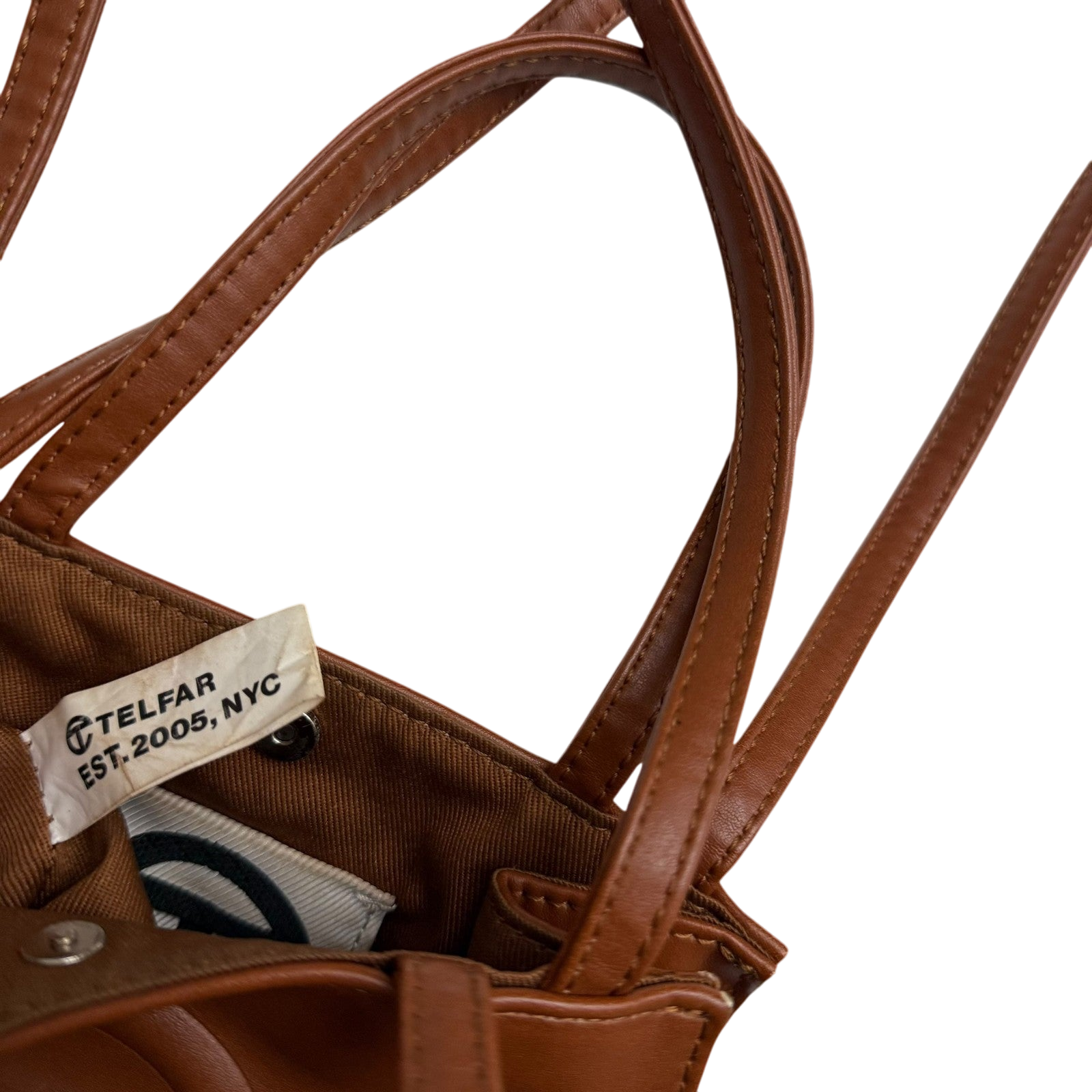 Telfar Small Shopping Bag Brown thumbnail 6