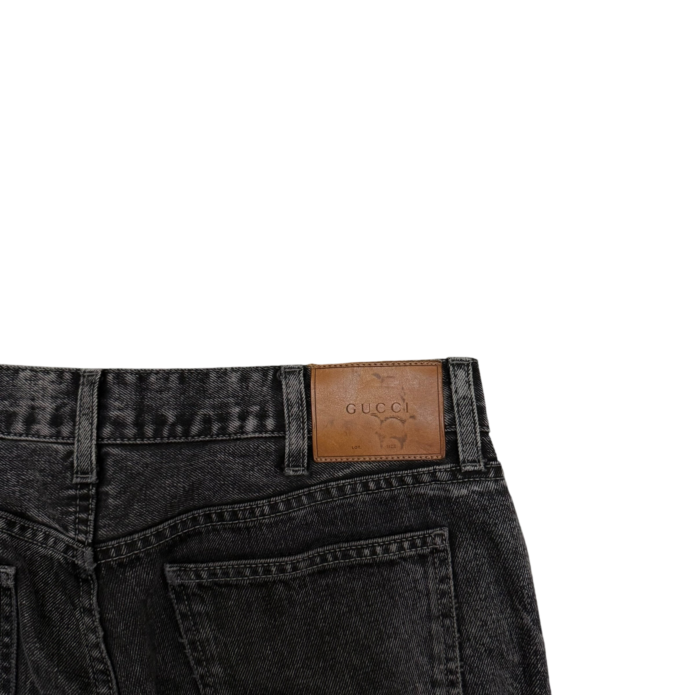 Gucci Washed Black Slim Fit Jeans (Size 32”) thumbnail 4