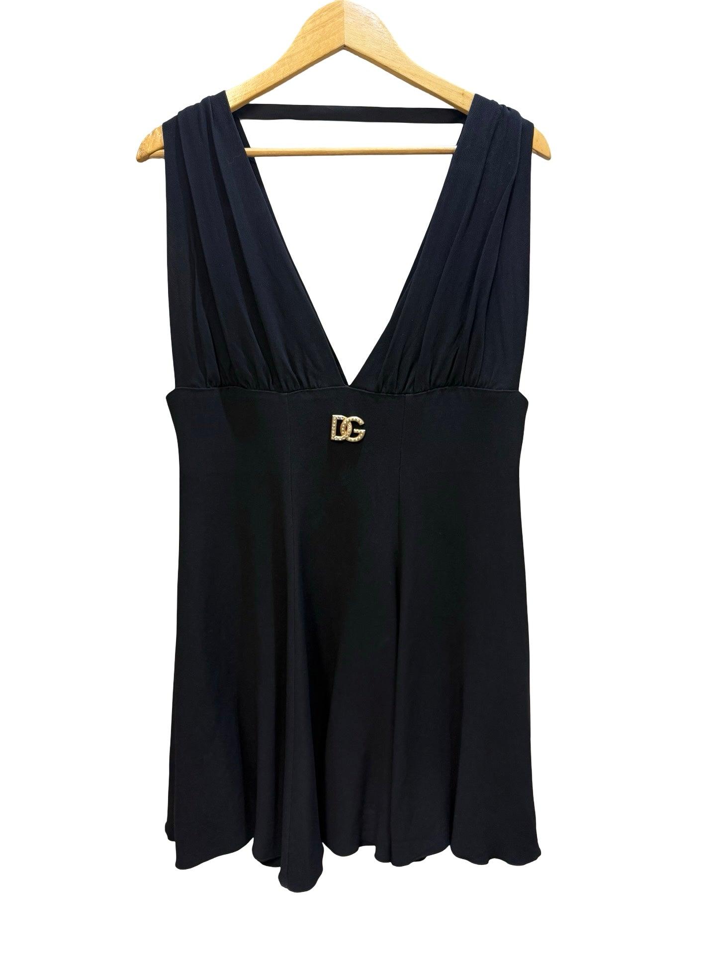 Dolce & Gabbana Black Mini Dress 46