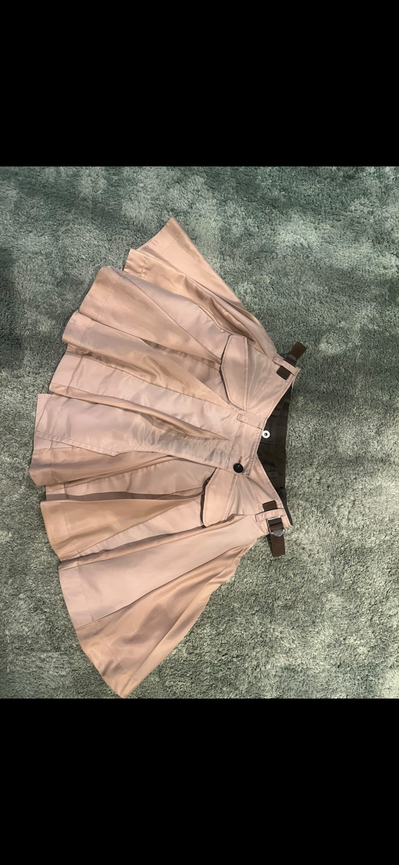 Sacai Pleated Skort Pink & Brown (Size ?)