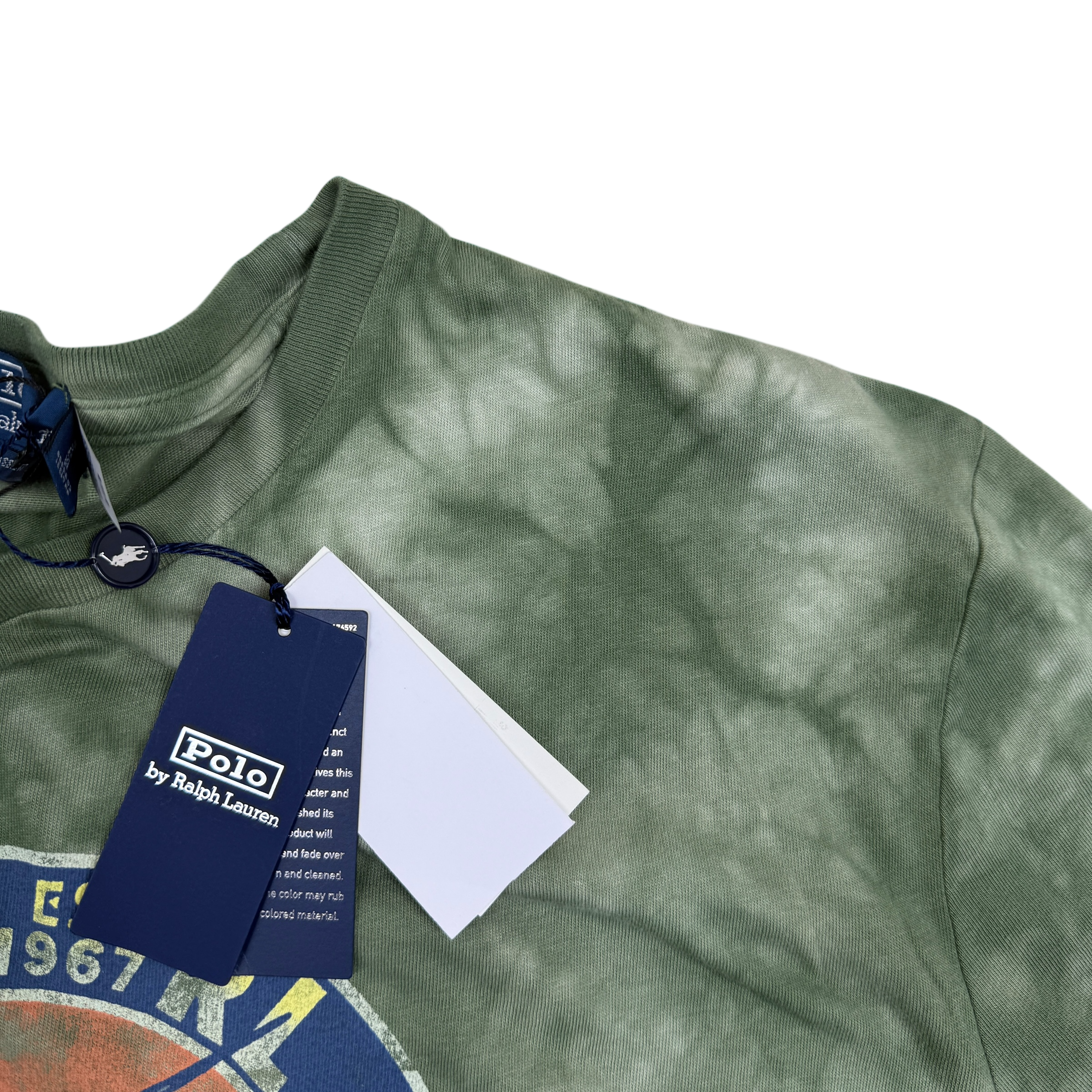 Polo Ralph Lauren Key West Marlin Club Tie-Dye T-Shirt Green (Size XL) thumbnail 6