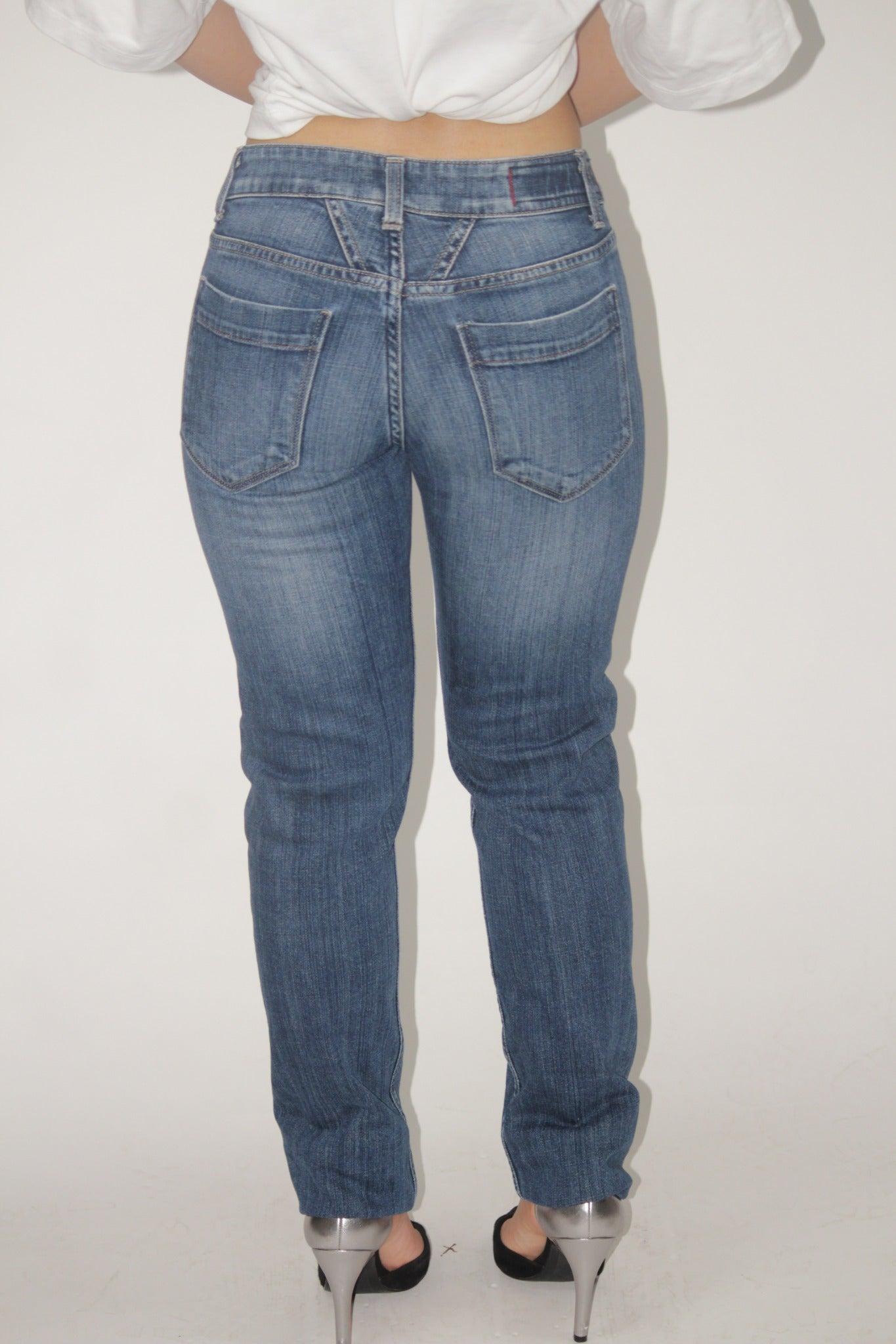 Le Jefin Mid-Wash Straight Jeans thumbnail 3