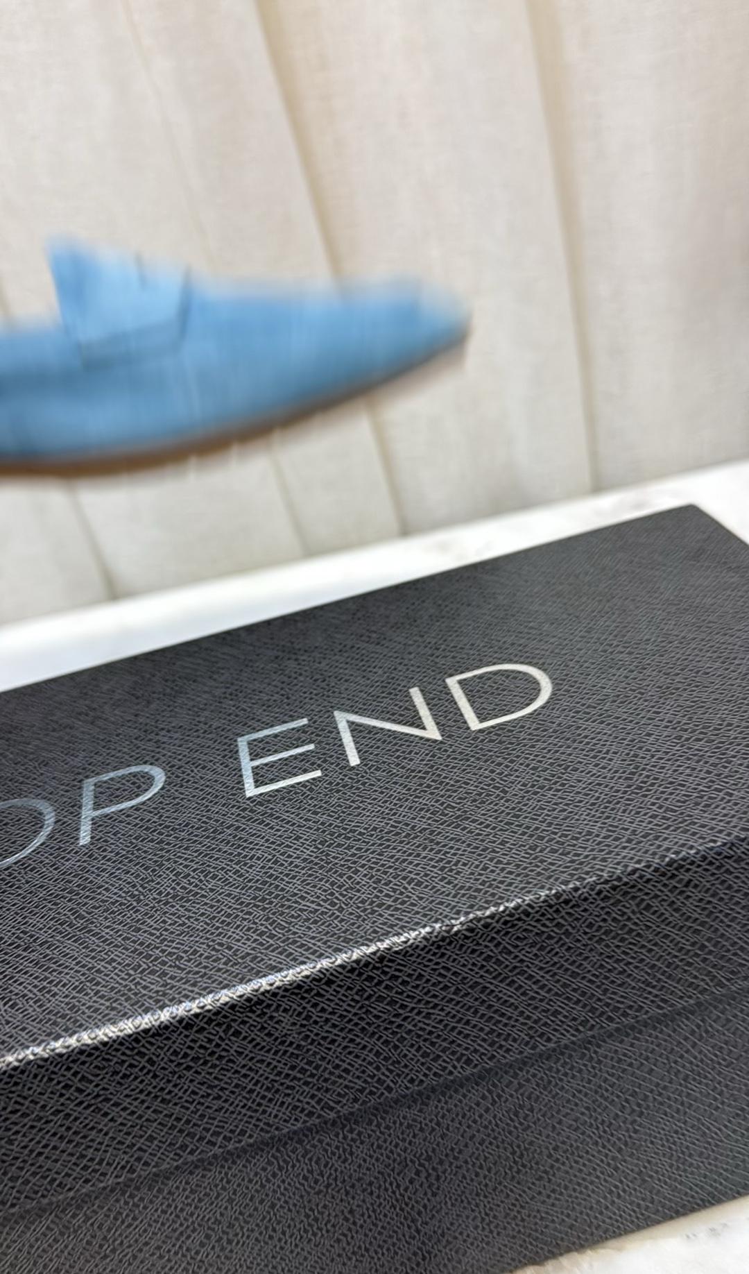 Top End Light Blue Suede Loafers 42 thumbnail 2