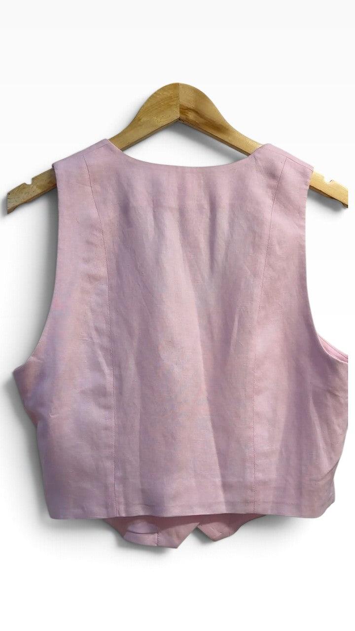 H&M Pink Vest 12 thumbnail 5