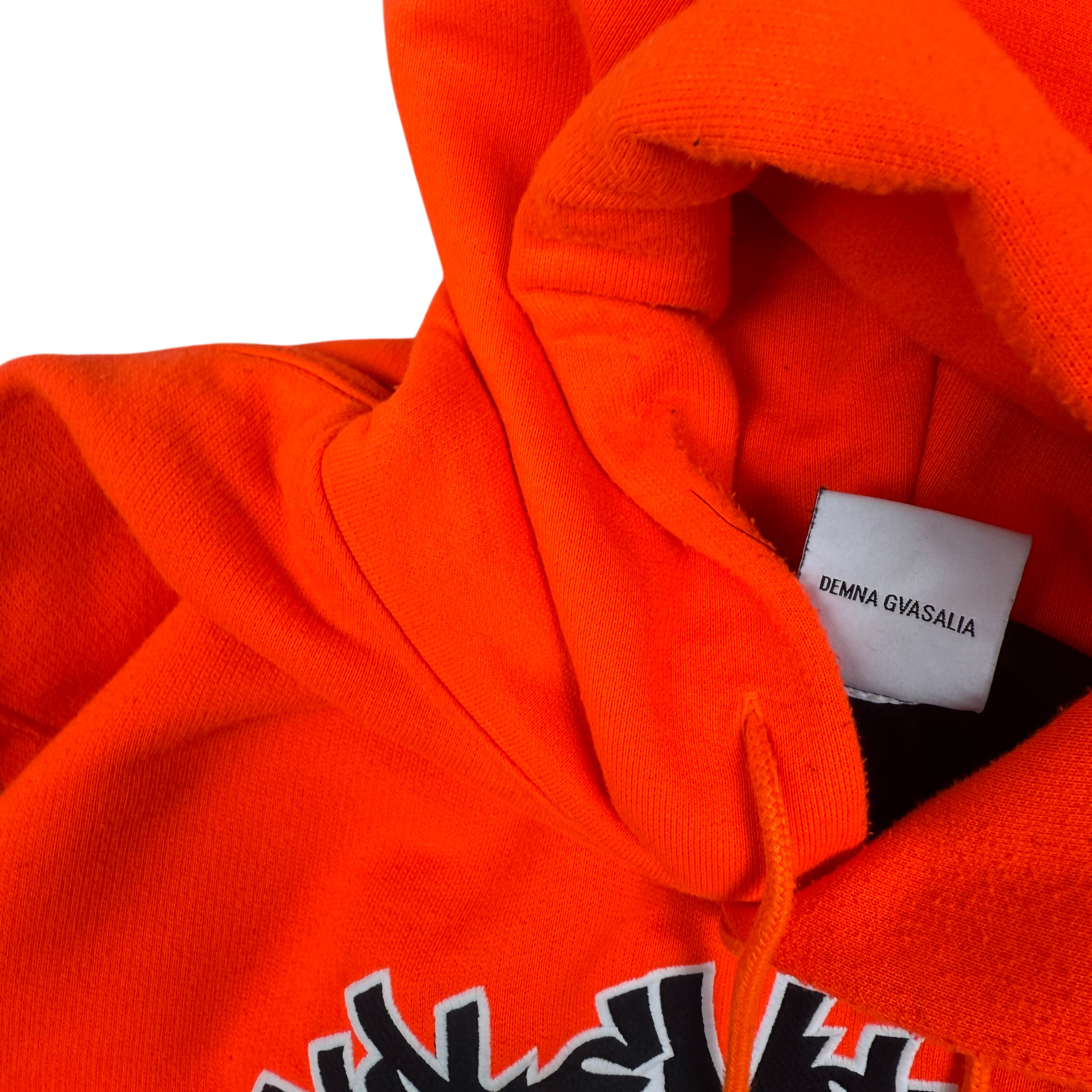 Vetements Oversized Graffiti Hoodie Orange (Fits M-XL) thumbnail 5