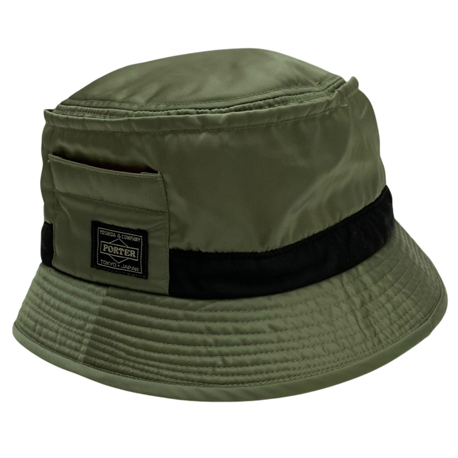 Porter x Beams Bucket Hat Military Green thumbnail 4