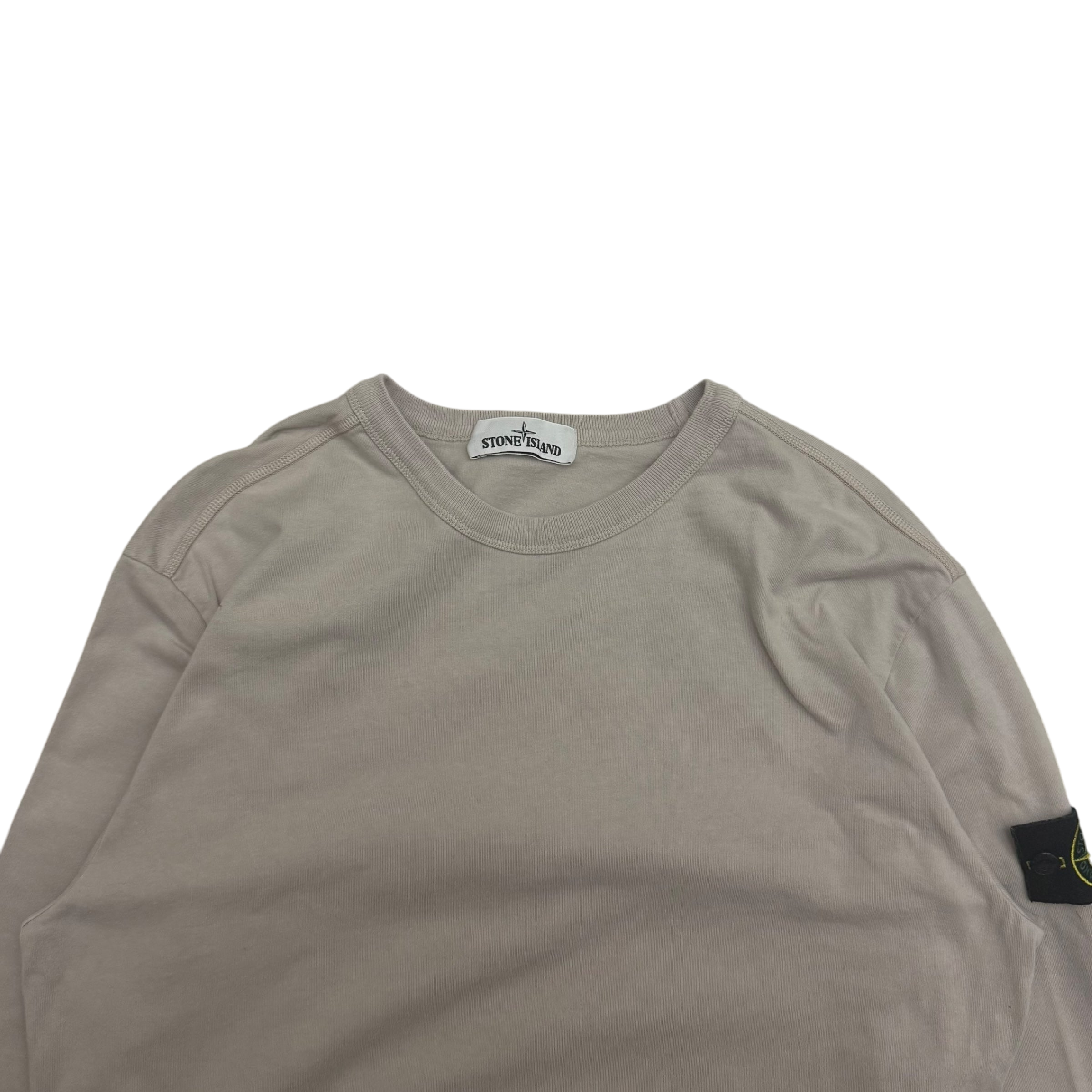 Stone Island Crewneck Sweatshirt Light Grey (Fits M-L) thumbnail 2