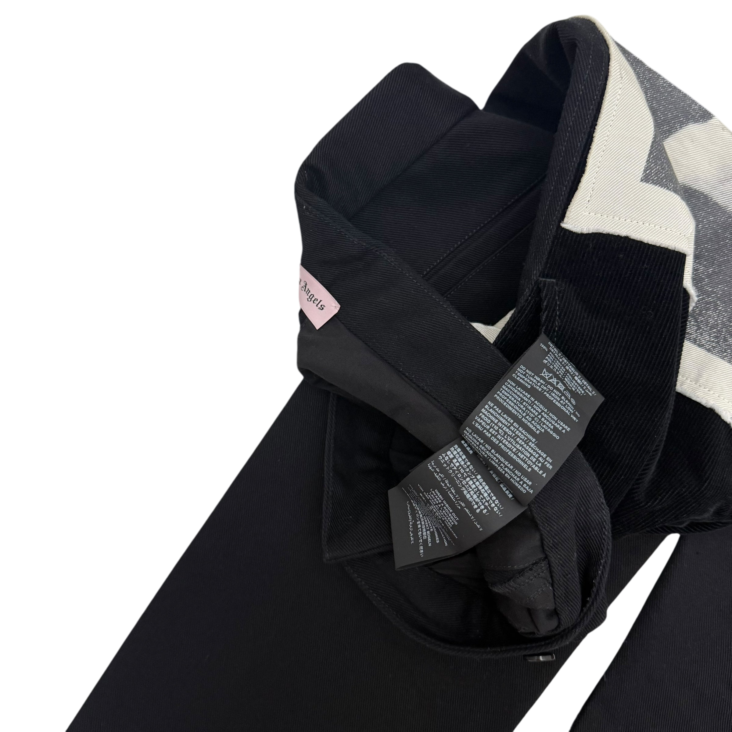 Palm Angels Corduroy Patchwork Pants Black (Size M) thumbnail 5