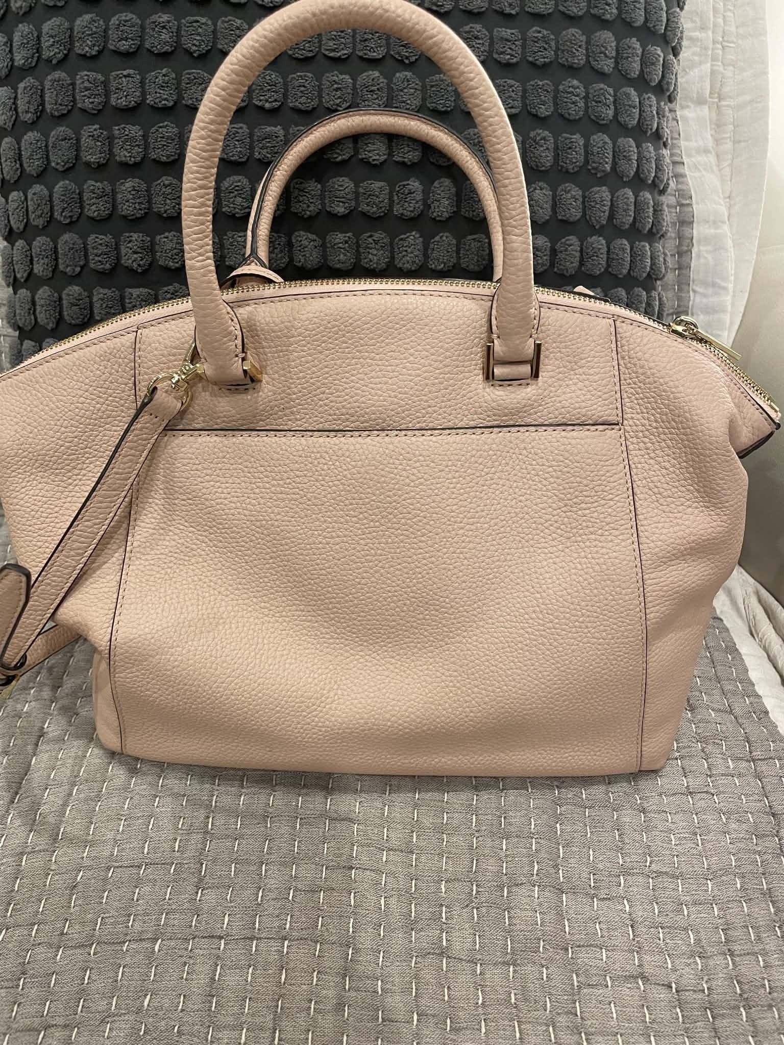 Pink Michael Kors Riley Satchel Bag