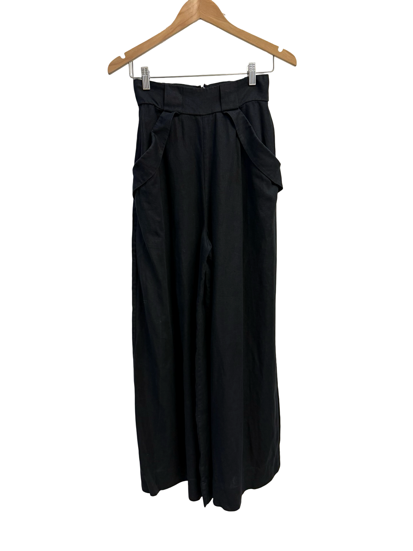 Aje Black Wide Leg Pants 6
