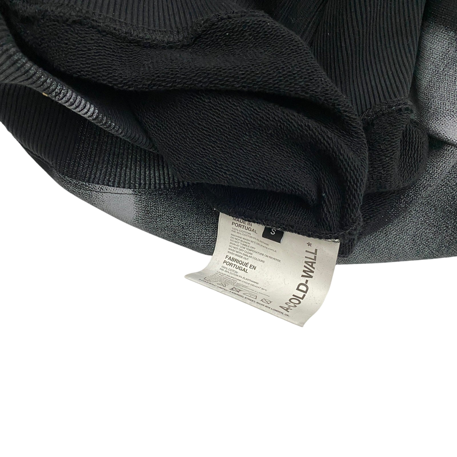A-COLD-WALL Brush Stroke Hoodie Black/Grey (Fits L-XL) thumbnail 5