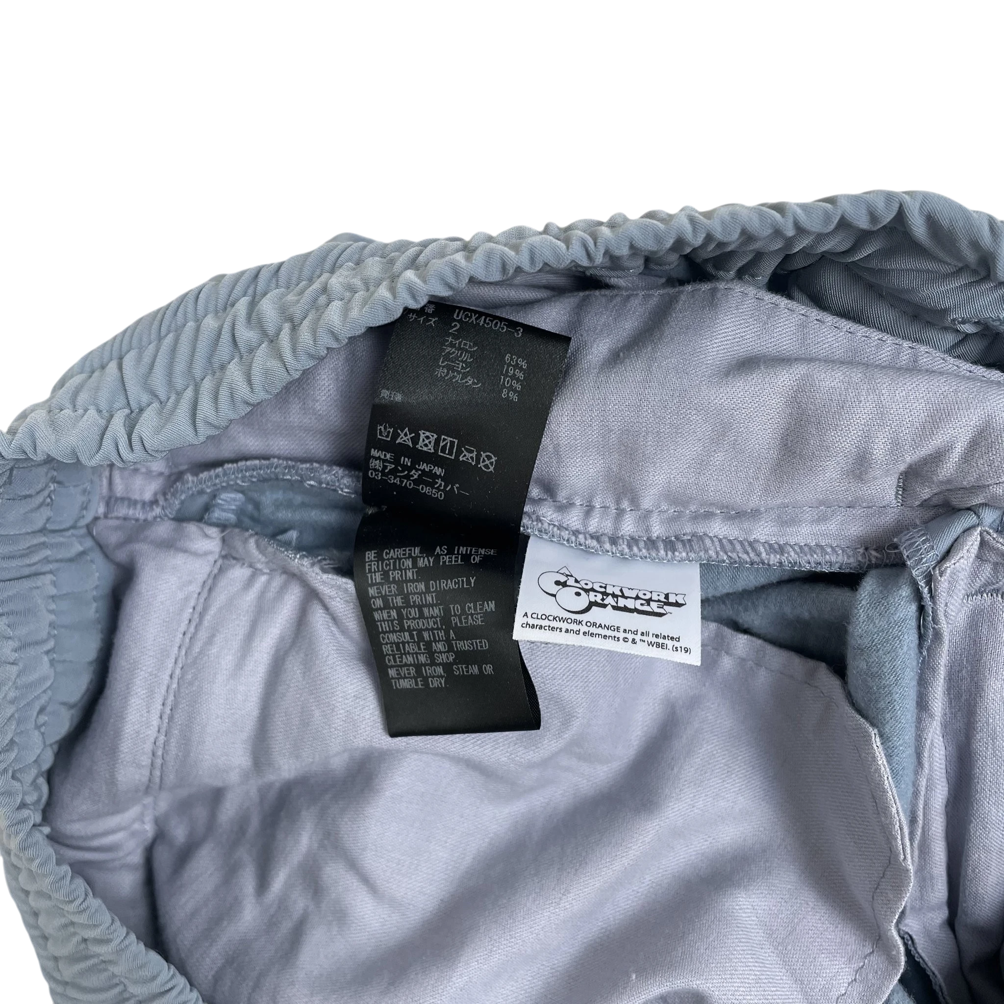 Undercover Jun Takahashi ‘Clockwork Orange’ Graphic Track Pants Baby Blue (Size 2/M) thumbnail 6