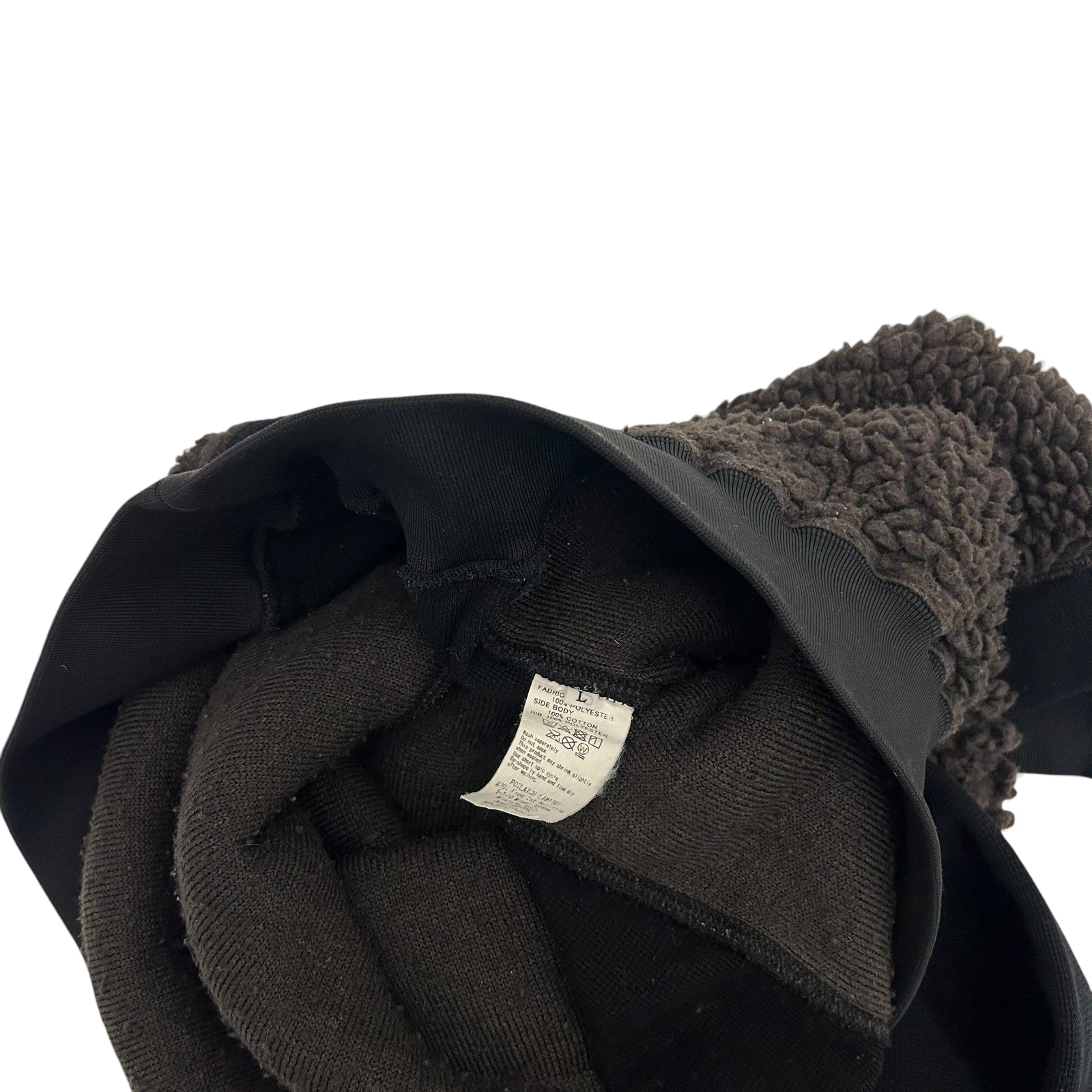 Cav Empt AW18 Boa Fleece Paneled Crewneck Brown/Black (Fits M-L) thumbnail 6