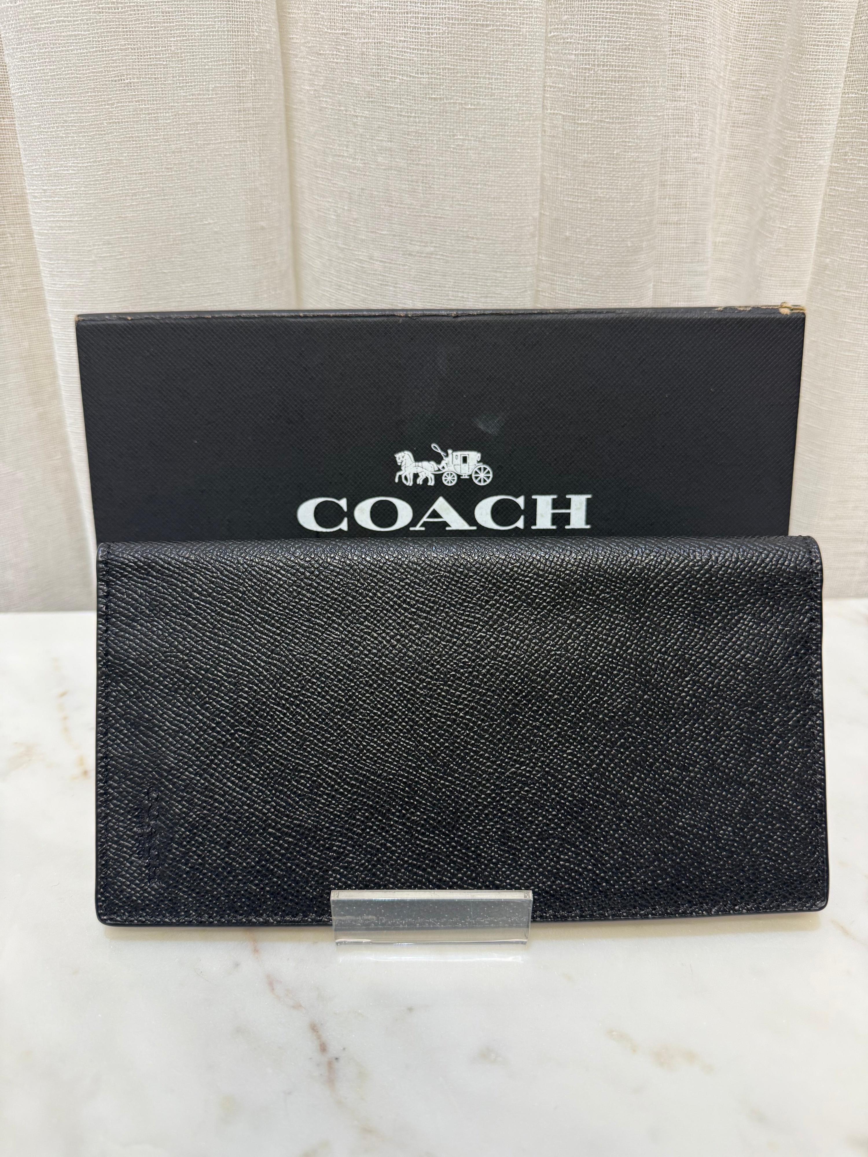 Coach Black Long Wallet WB