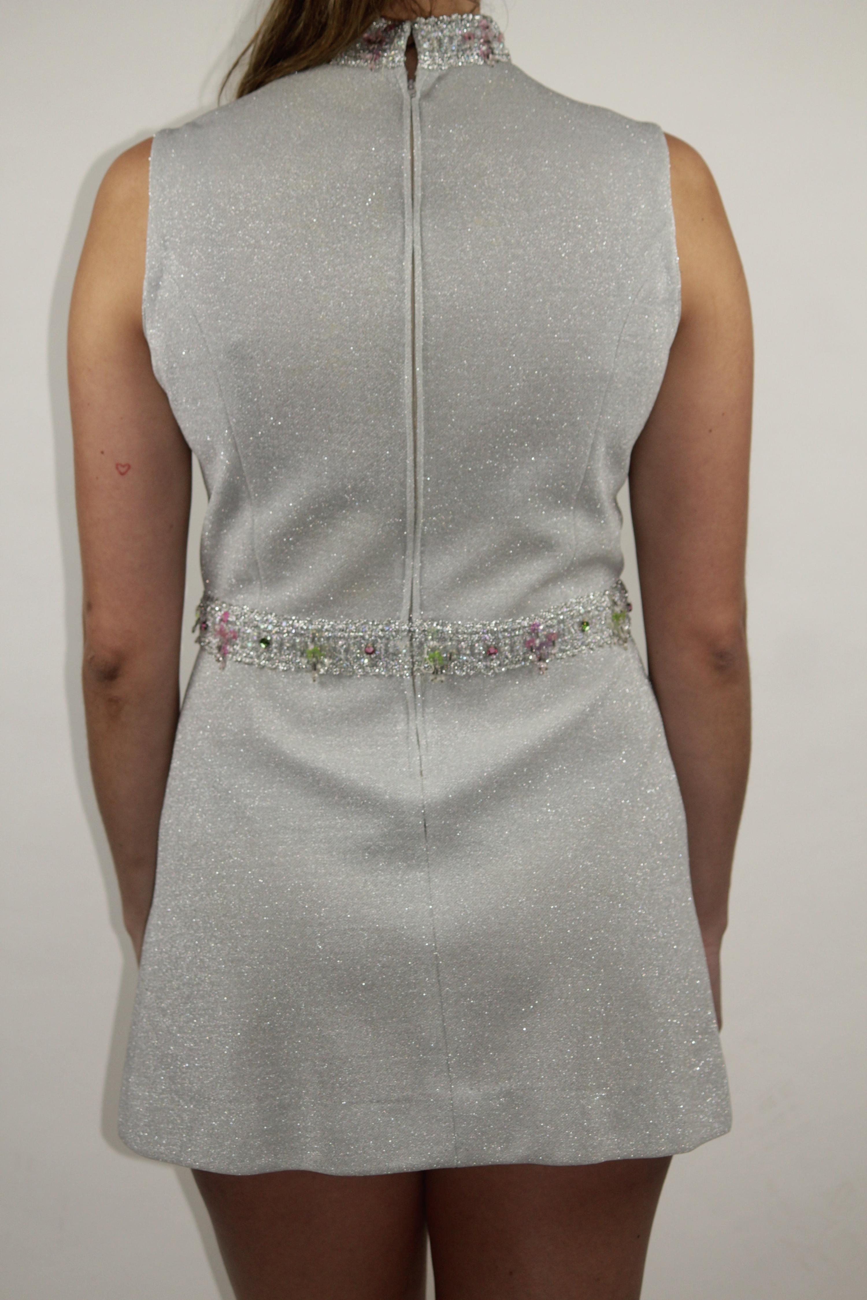 60s Beaded Mini Dress thumbnail 3