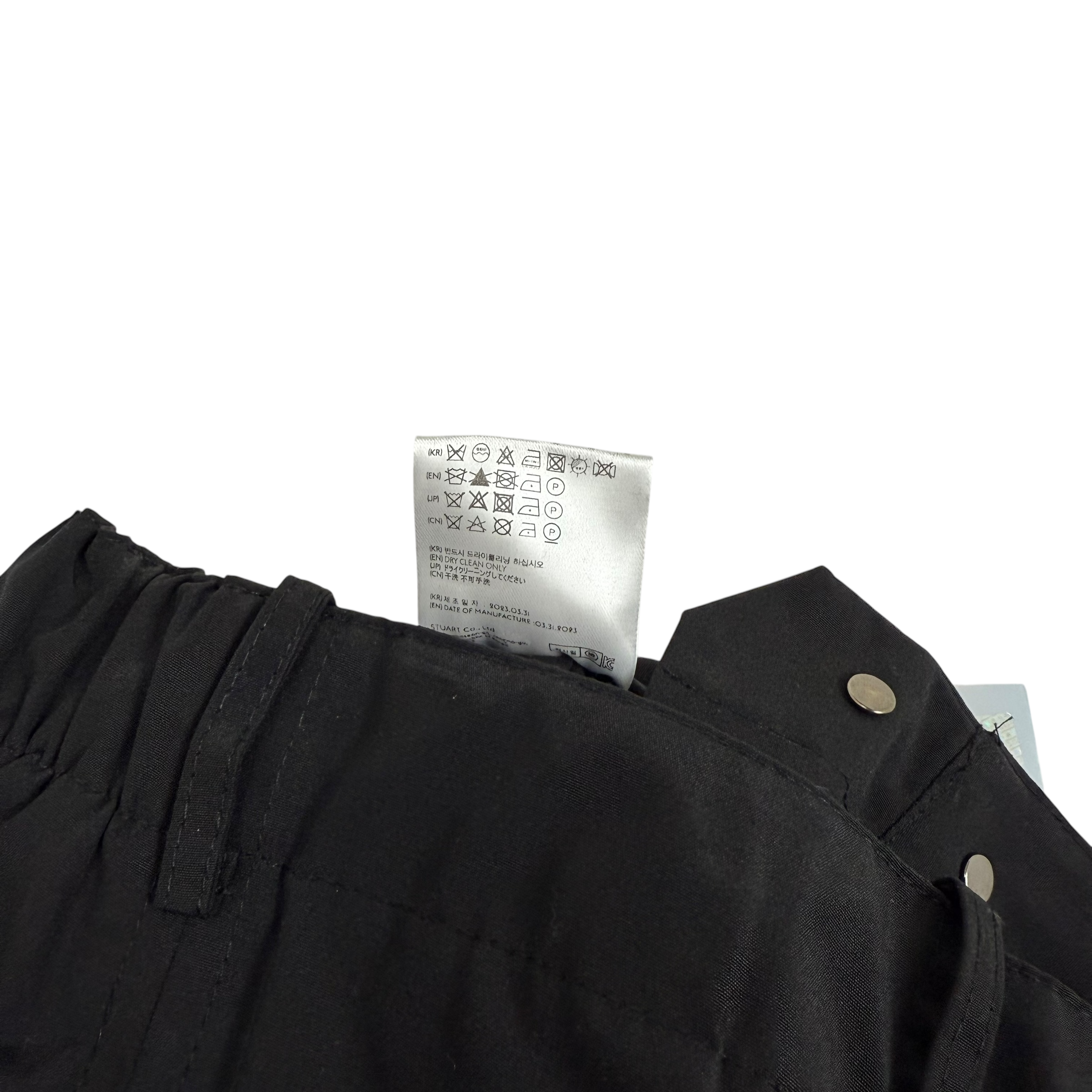 Andersson Bell Raw Edge Multi Pocket Pants Black (Size L) thumbnail 7