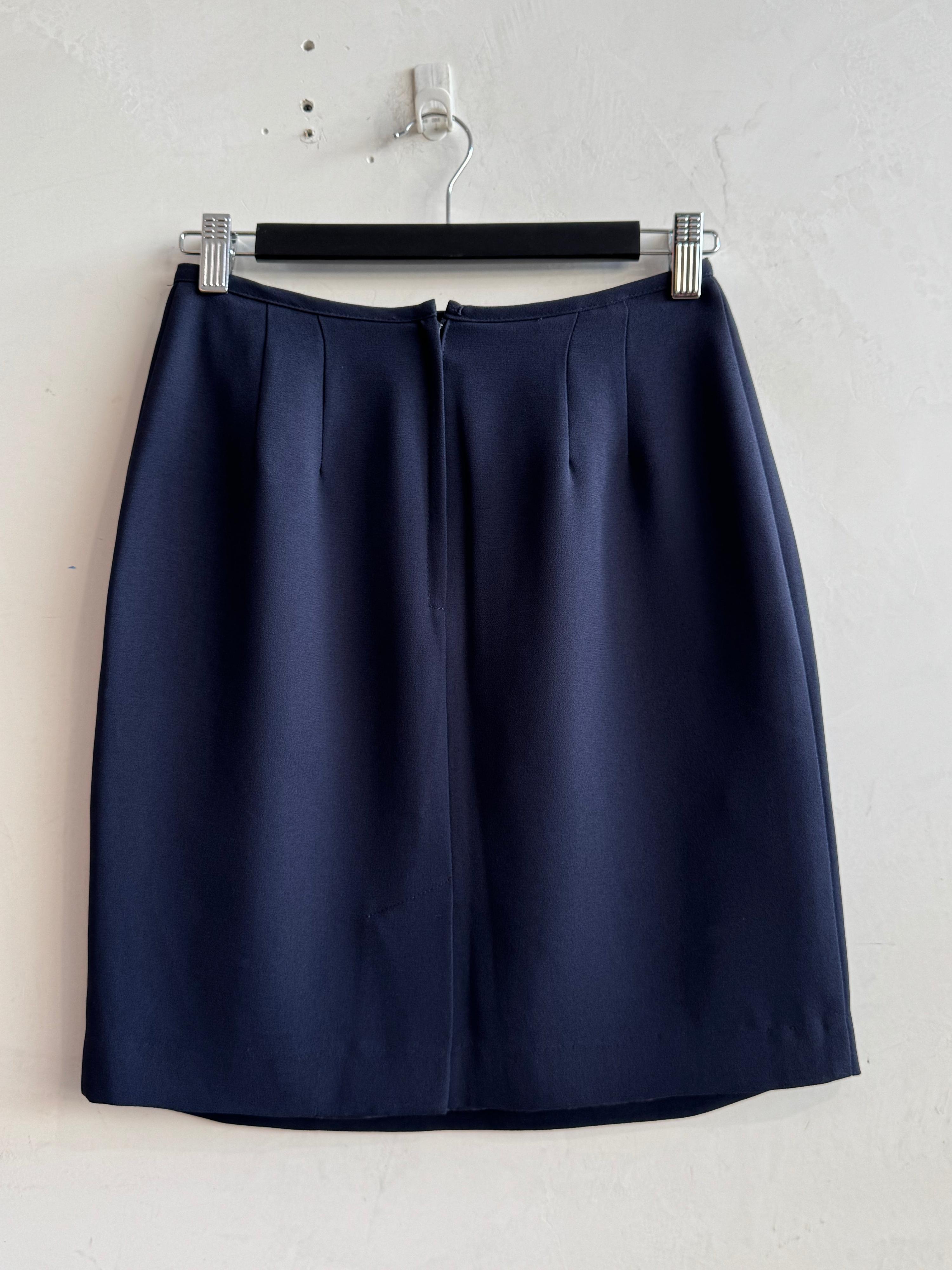Vintage Table Eight Navy Mini Skirt - size XS thumbnail 2