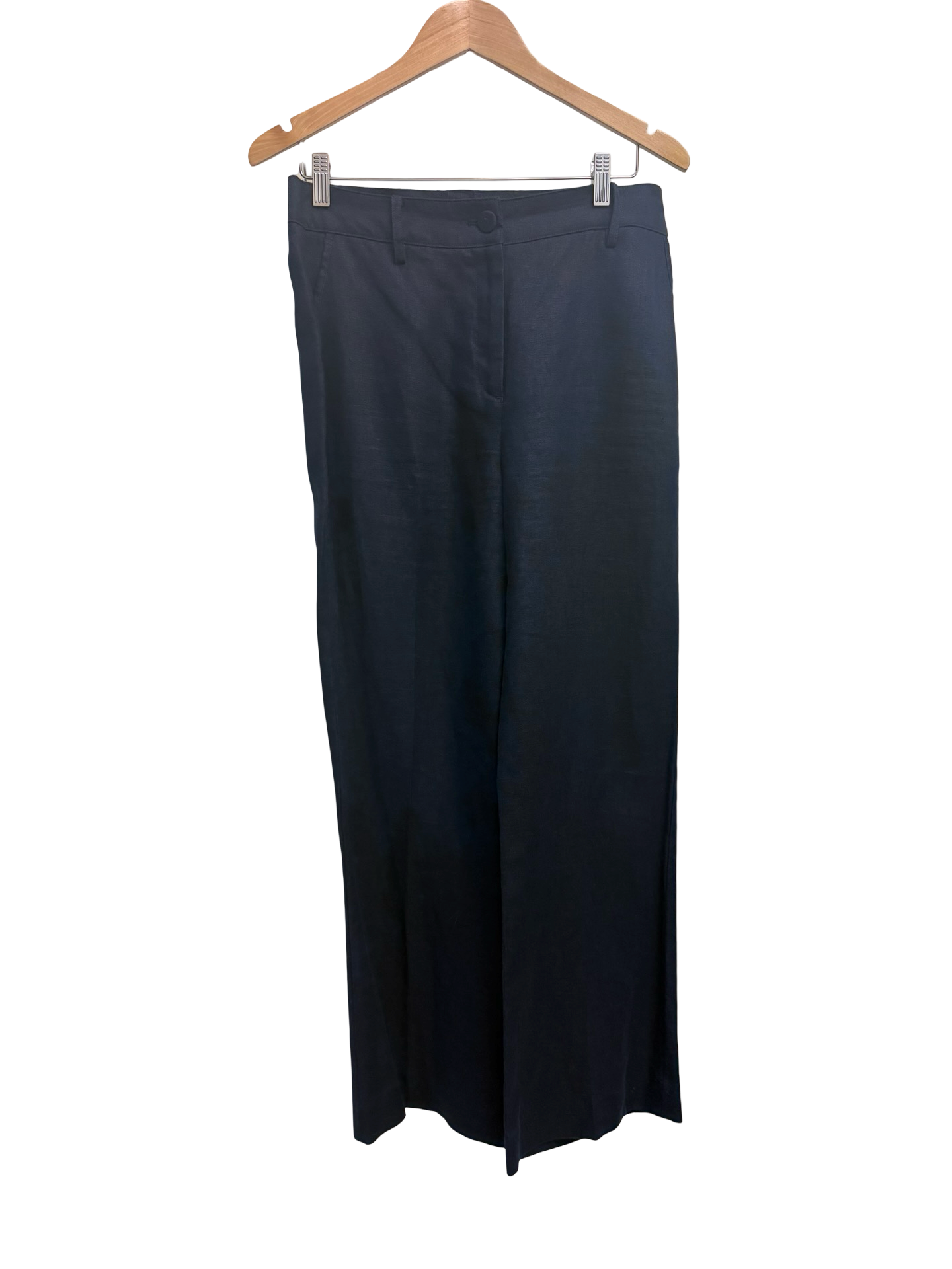 Witchery Navy Linen Pant 8