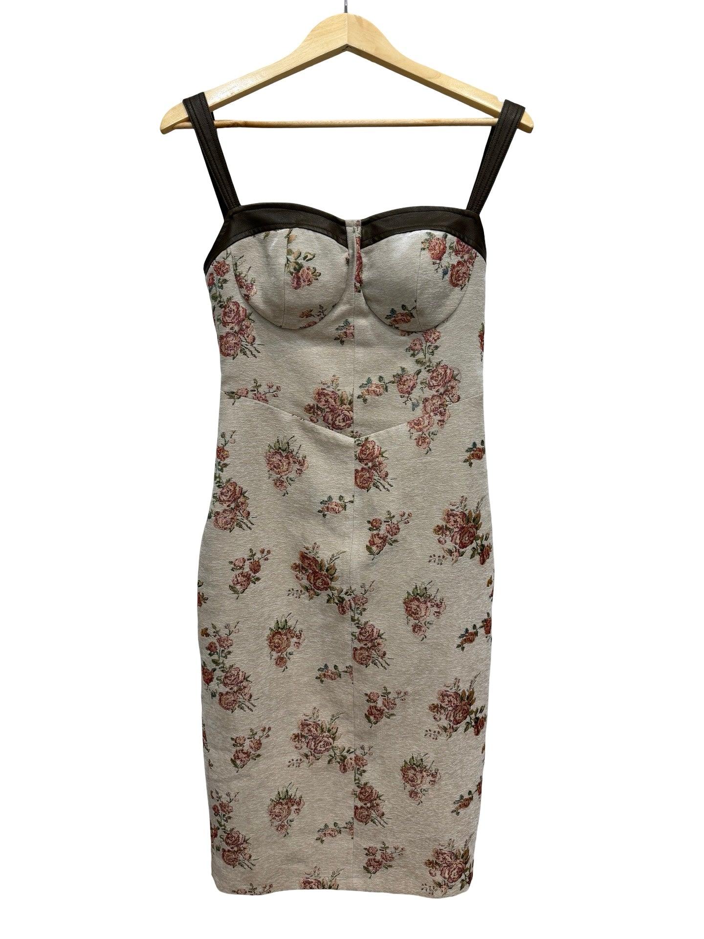 Haze Studio Rose Print Dress L
