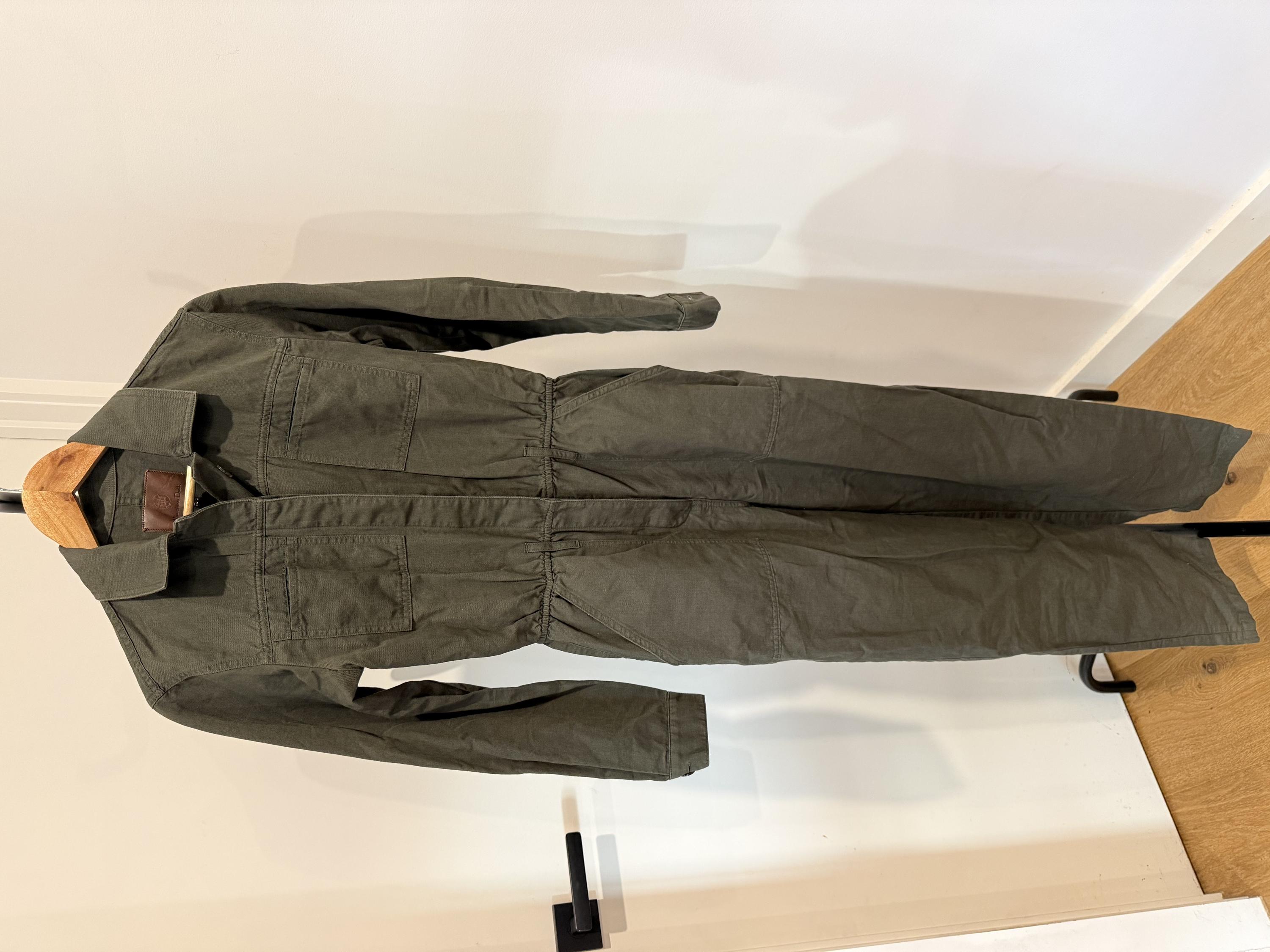 Massimo Dutti Olive Green Jumpsuit M