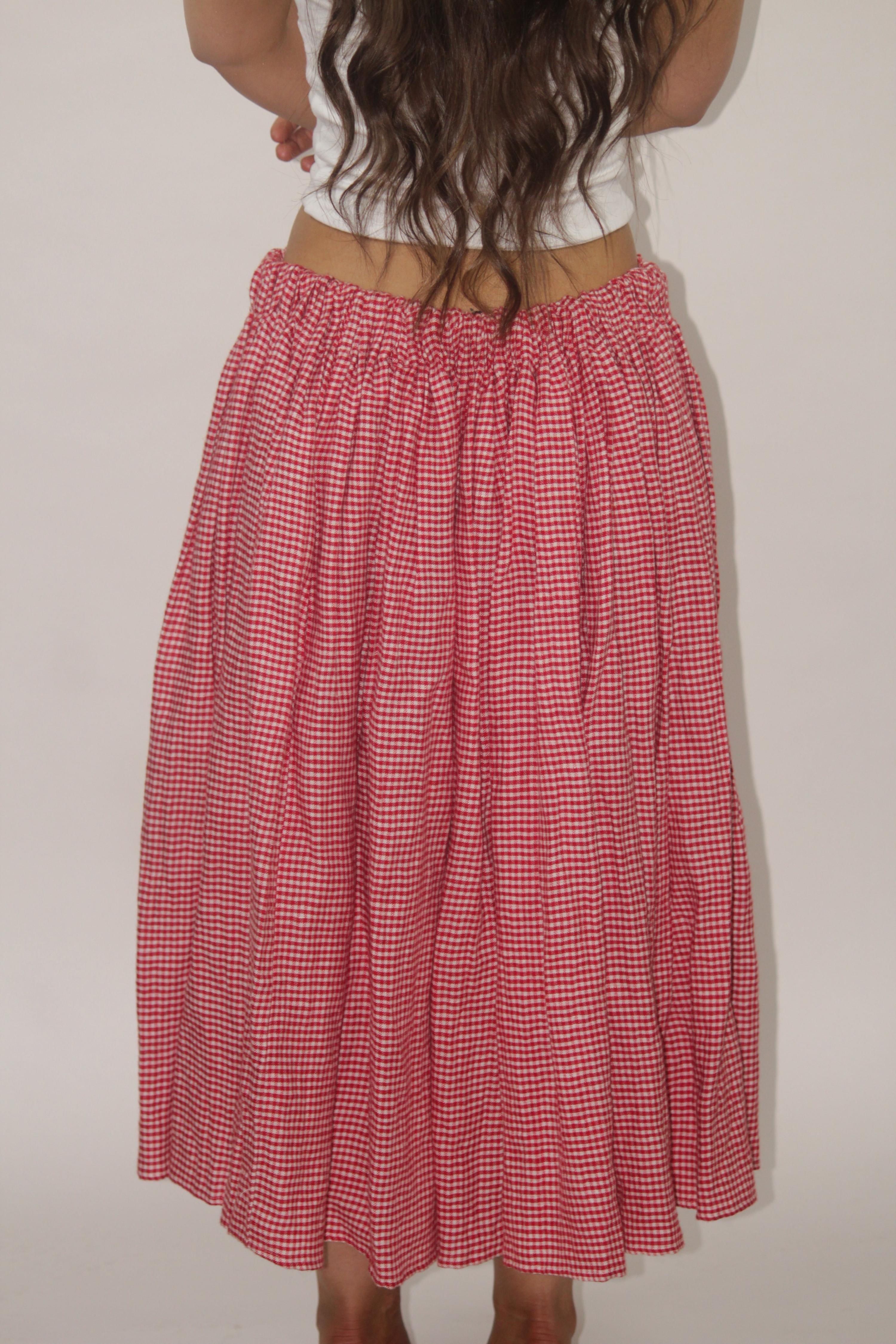 Apuntob Plaid Skirt thumbnail 3
