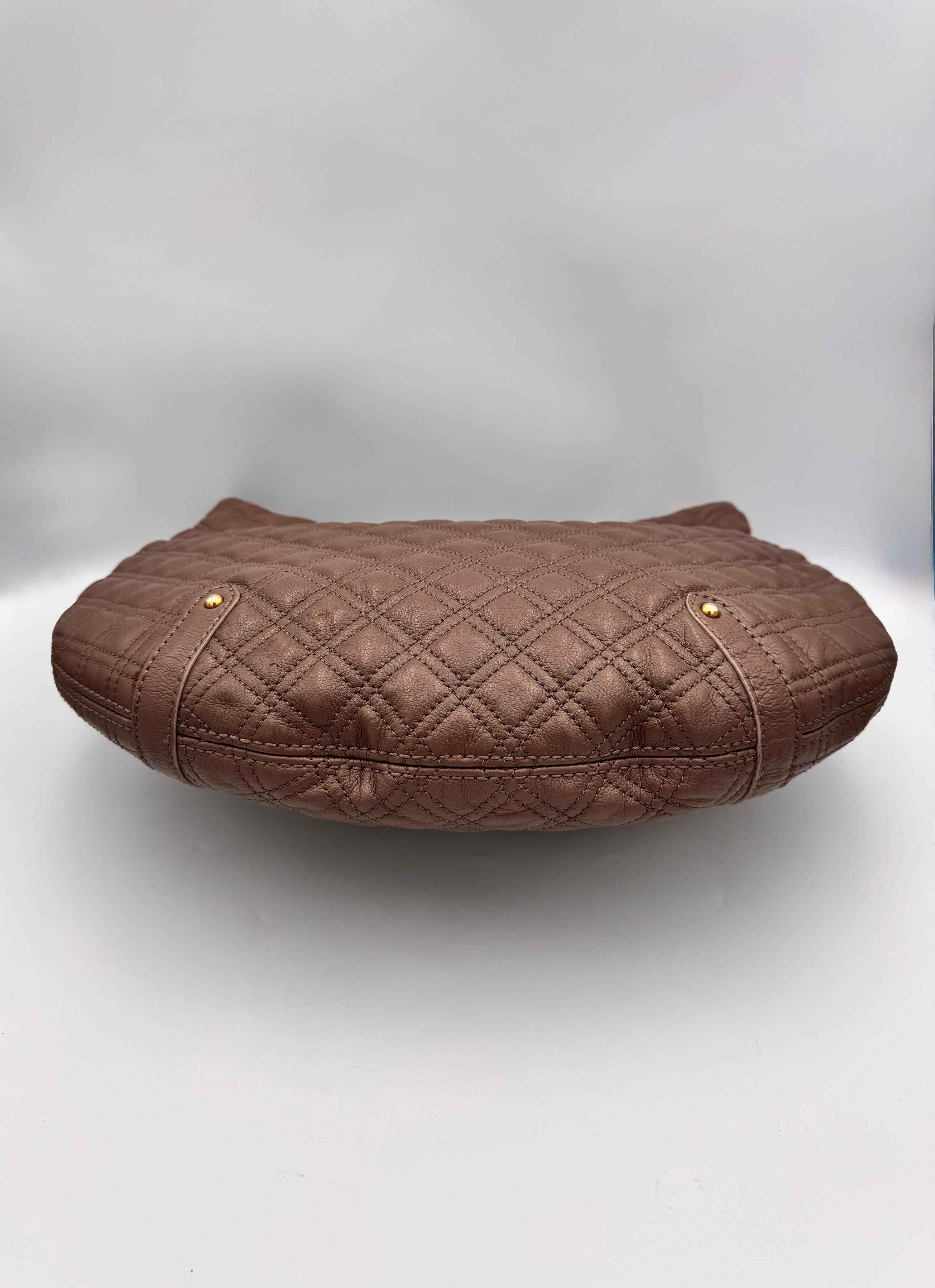 MARC JACOBS Hobo Banana Calf Leather Bag in Mouse thumbnail 13