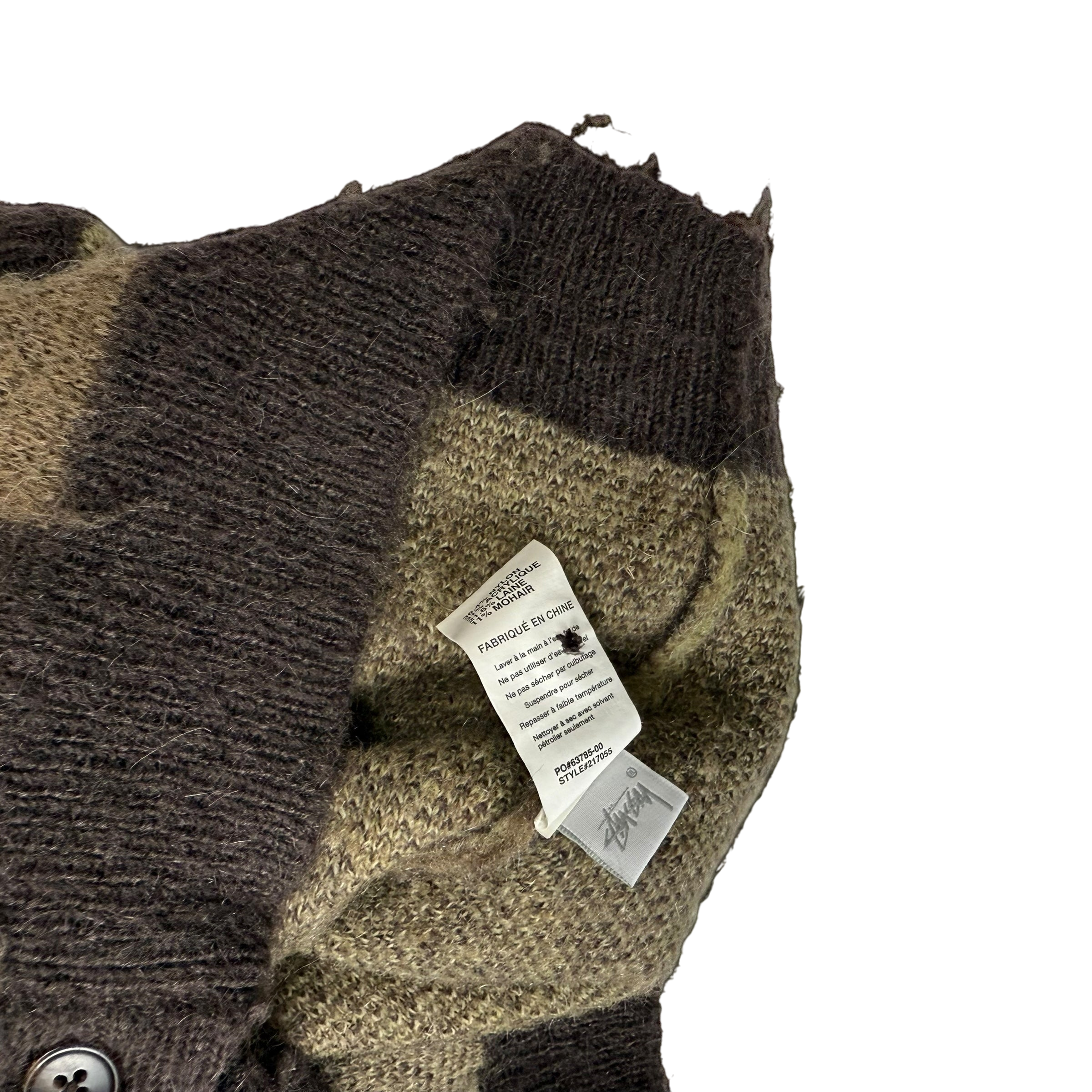 Stussy AW21 Wobbly Check Knit Vest (Size S) thumbnail 6