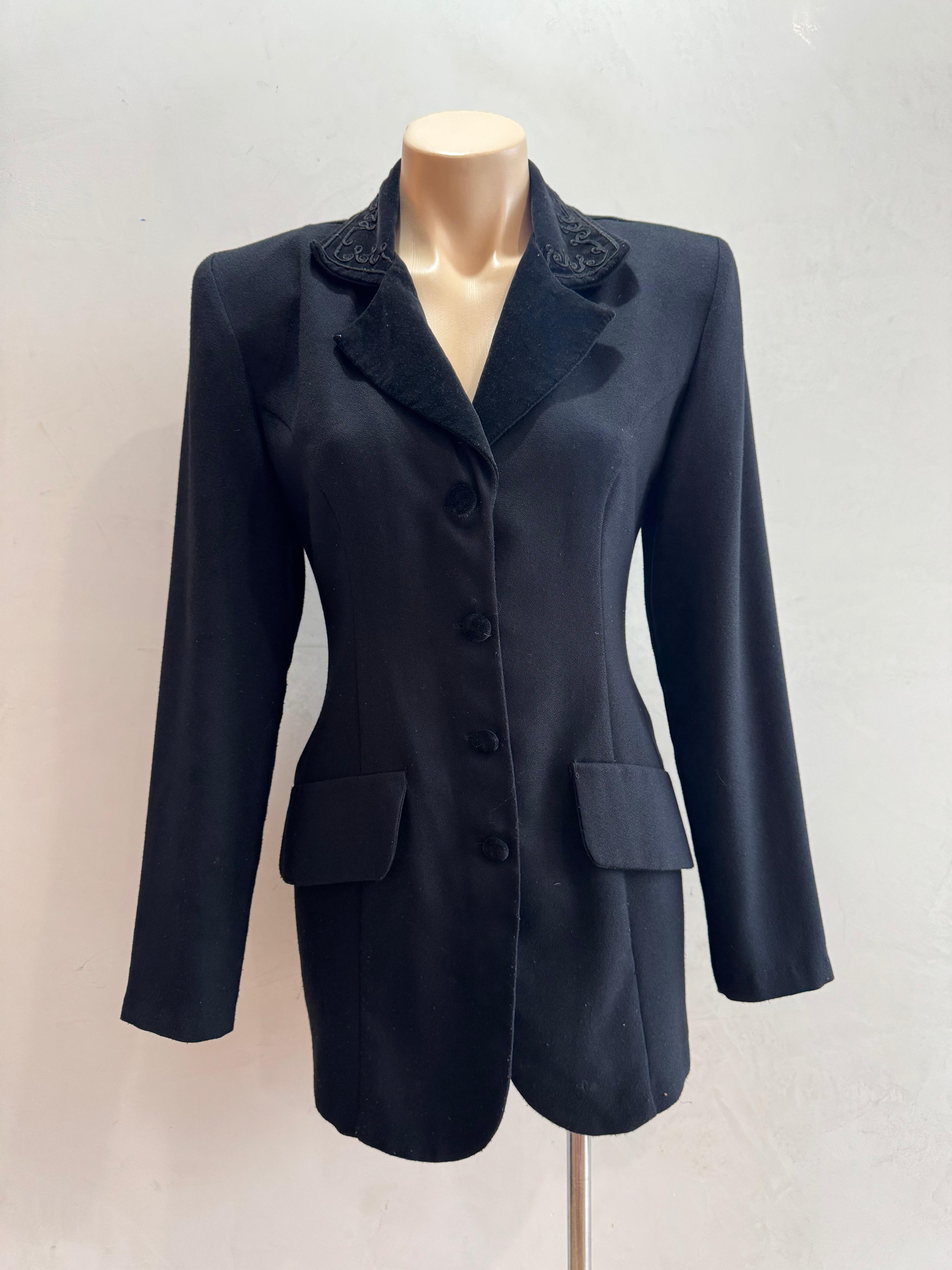 Vintage Marshall Gerald Ashley Black Blazer - size 8 thumbnail 6