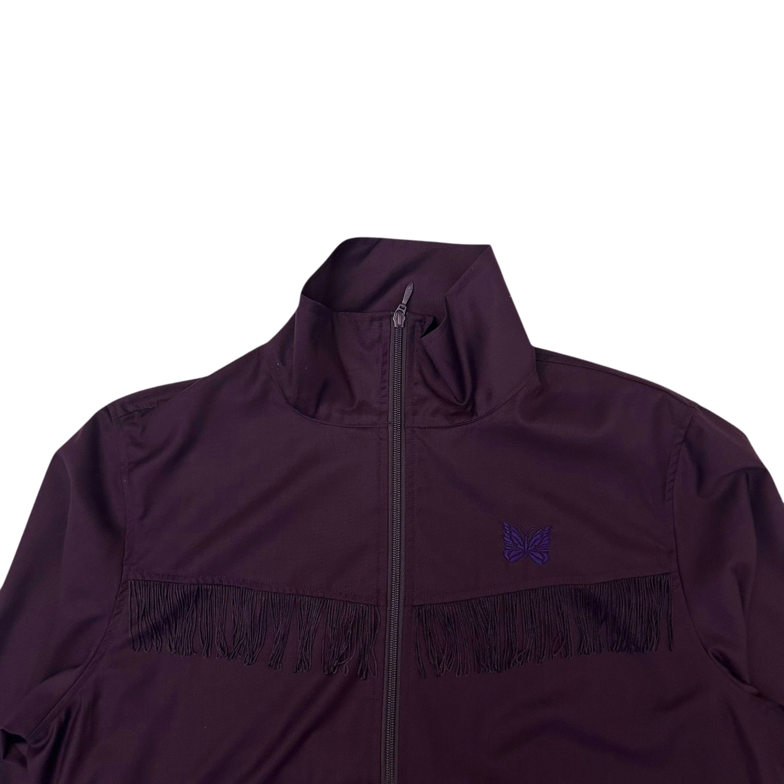 Needles Poly Smooth Fringe Track Jacket (Size M) thumbnail 2